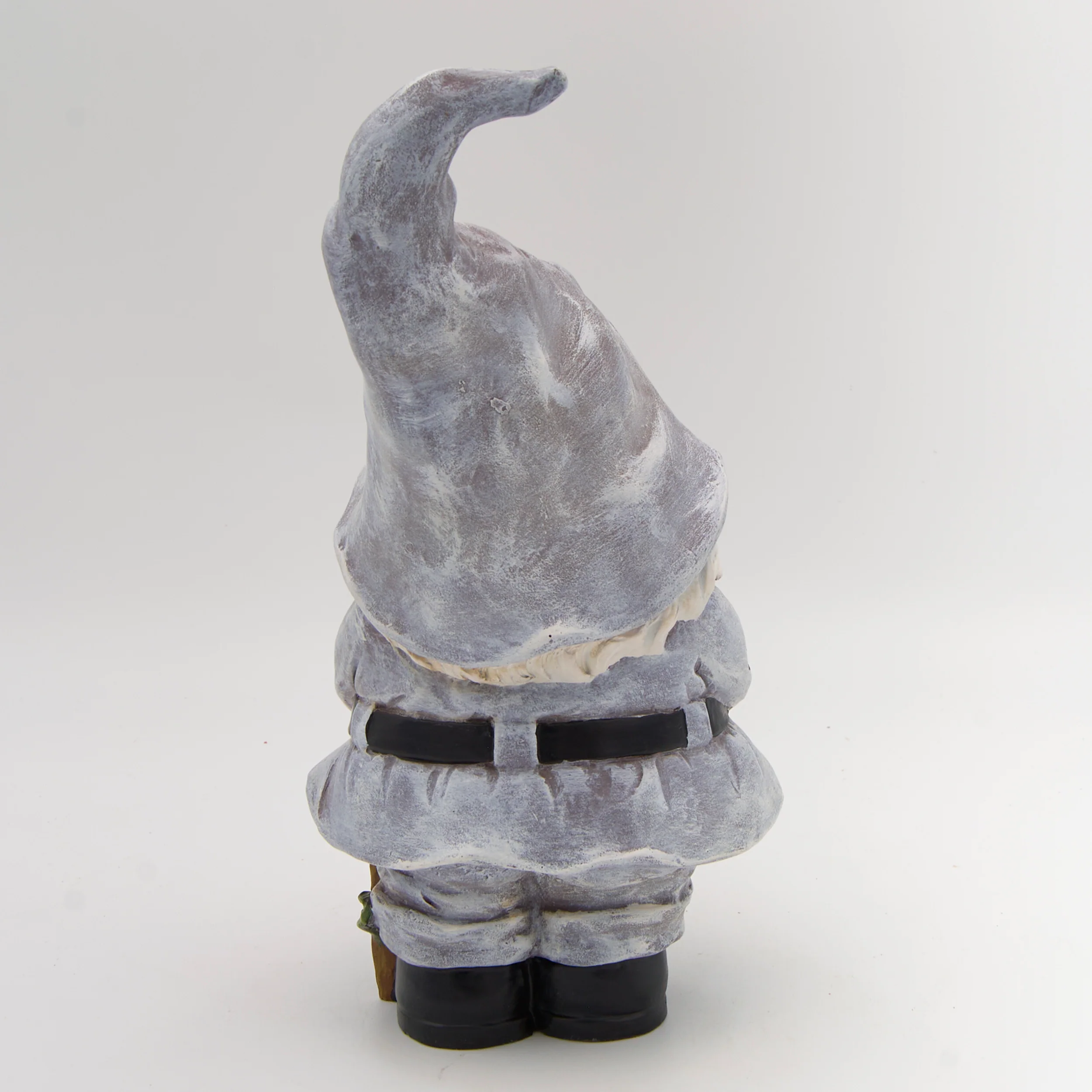 Gnome with Spring Flowers Garden Statue - Image 3