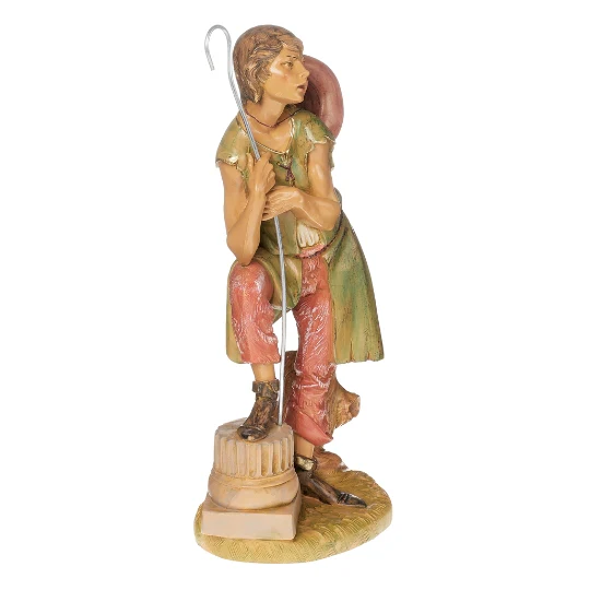 Fontanini Peter the Boy Shepherd - 12" Scale - Image 4
