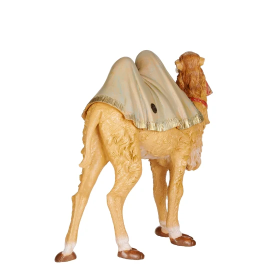 Fontanini Standing Camel with Saddle - 12" Scale - Image 4