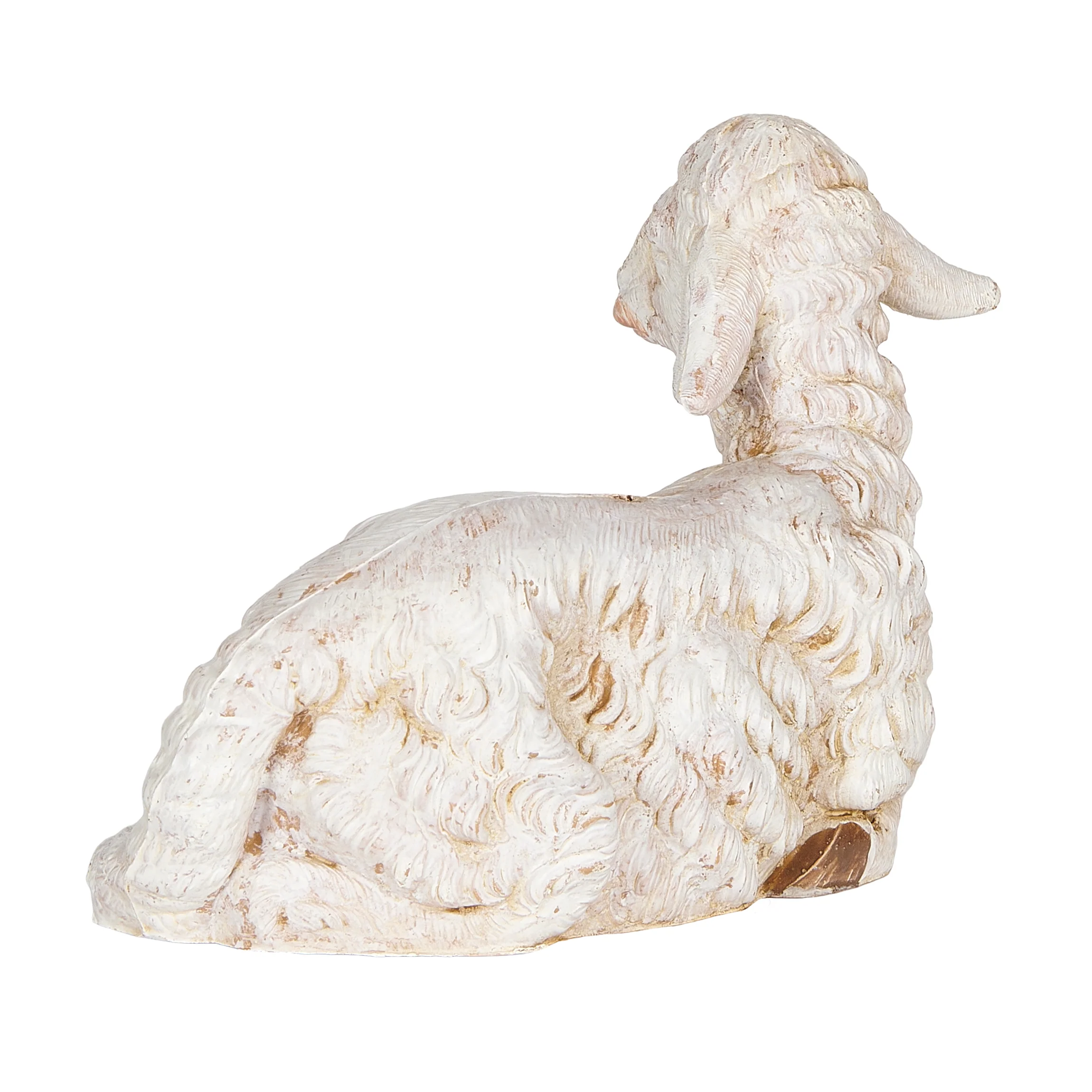 Fontanini Seated White Sheep - 12" Scale - Image 3