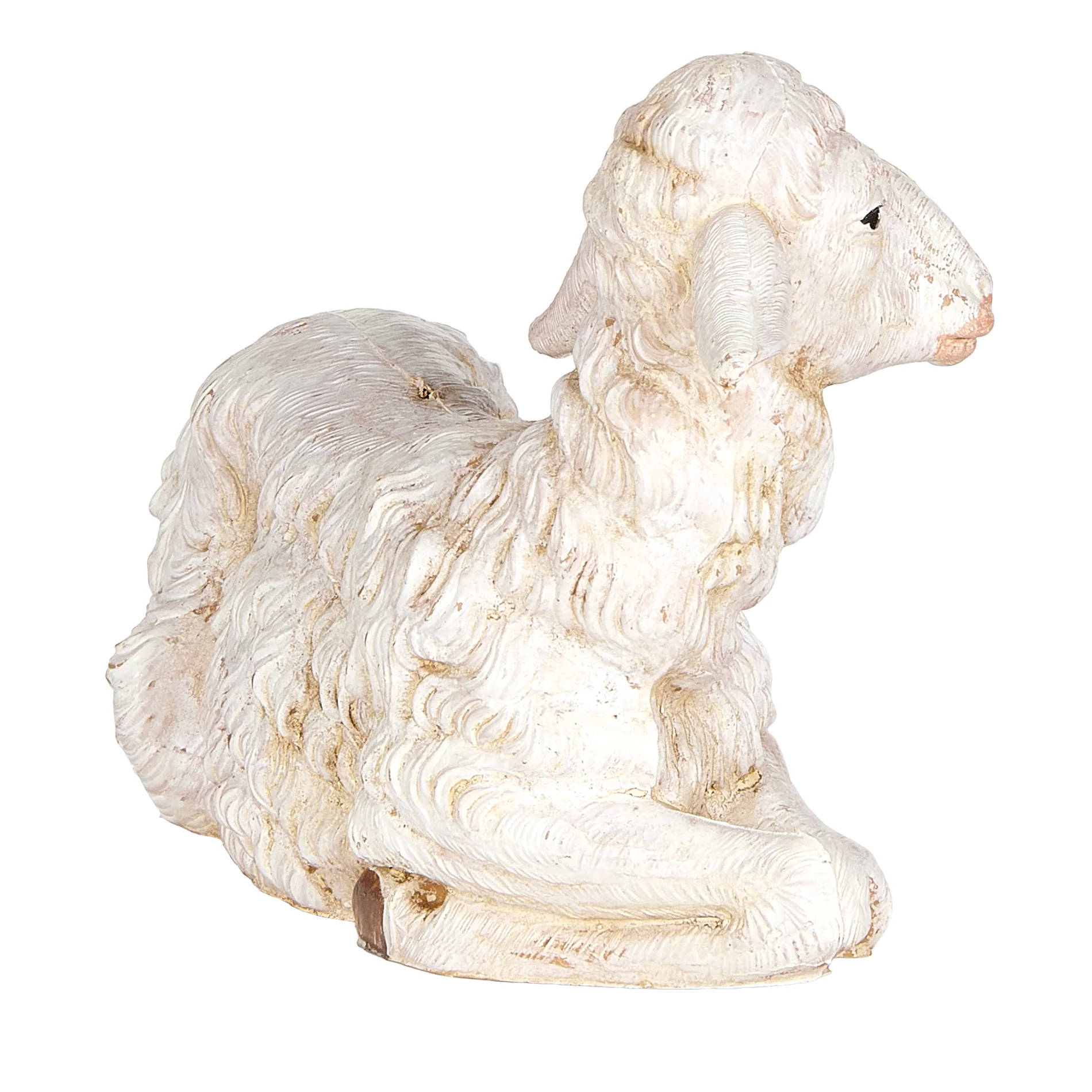 Fontanini Seated White Sheep - 12" Scale - Image 5