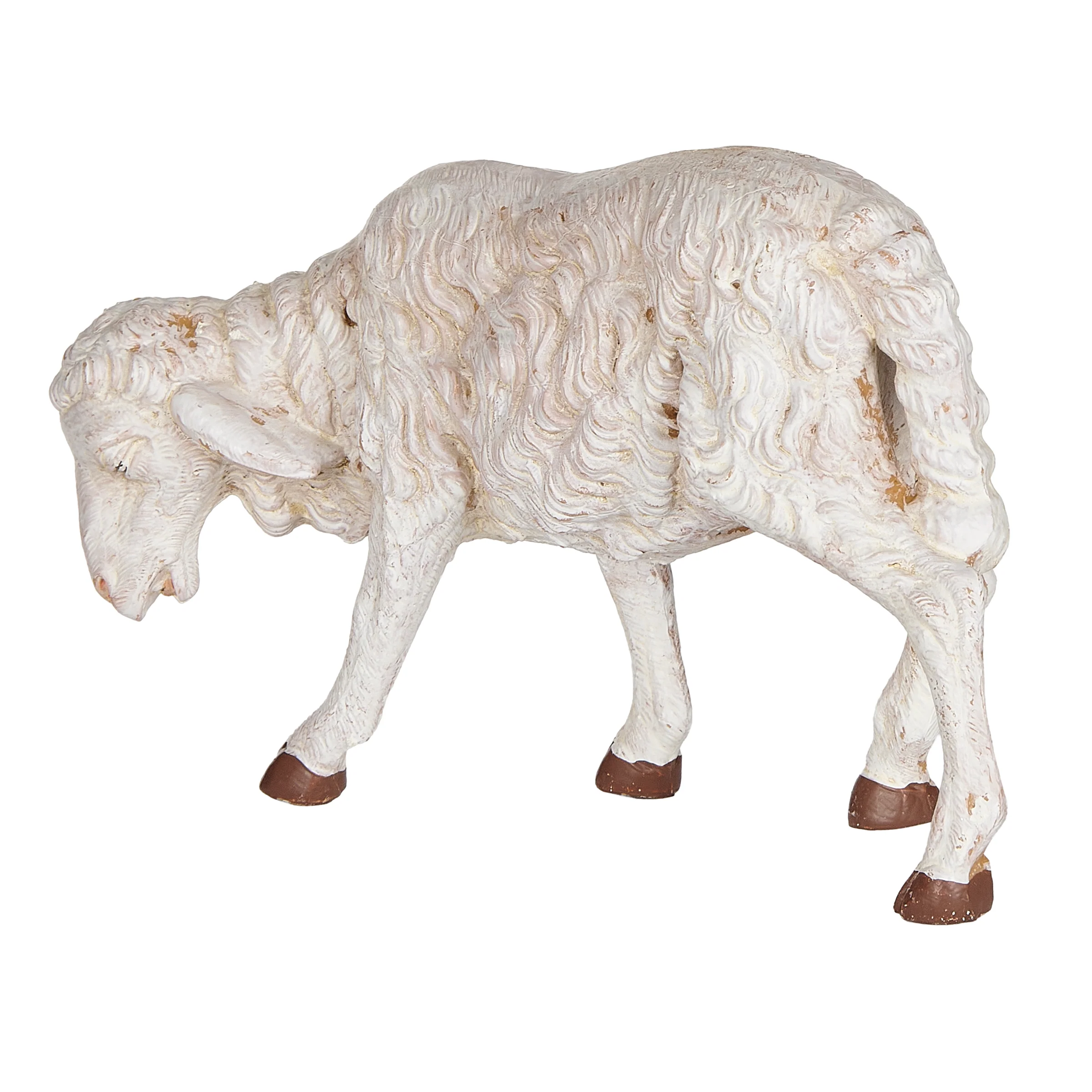 Fontanini Grazing White Sheep - 12" Scale - Image 2