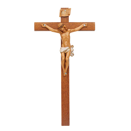 Fontanini Traditional Woodtone Crucifix - Image 5