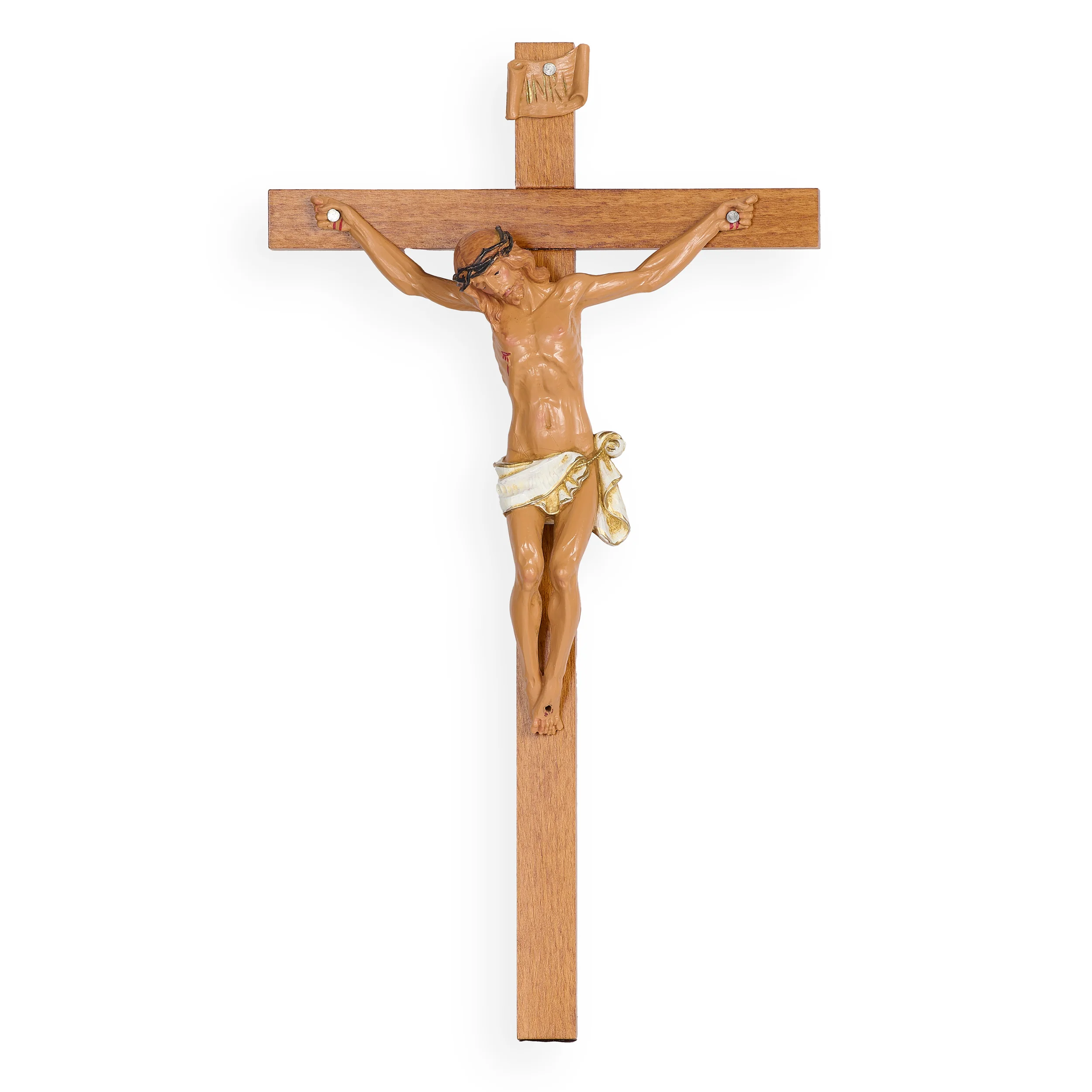 Fontanini Traditional Woodtone Crucifix - Image 7