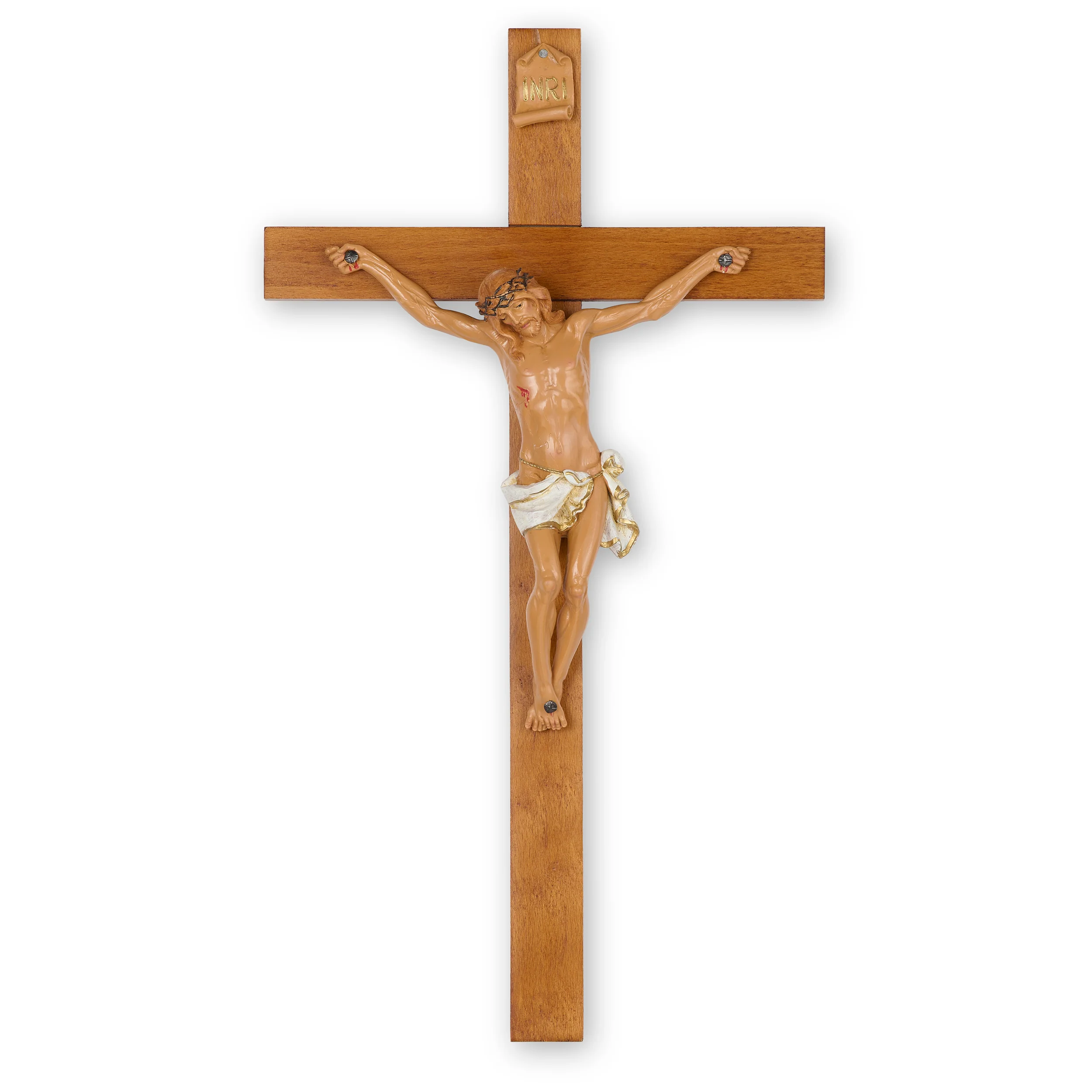 Fontanini Traditional Woodtone Crucifix - Image 8