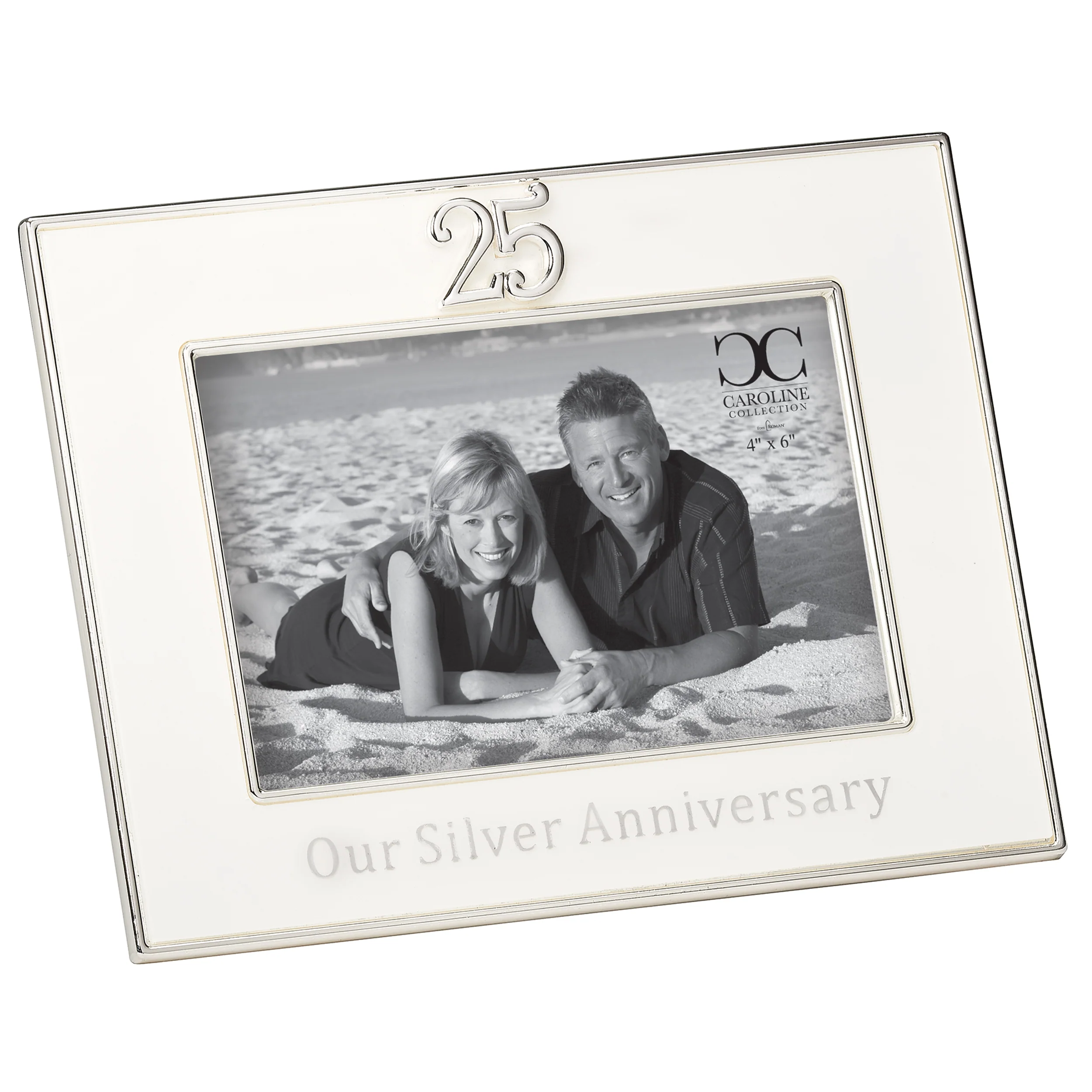 Caroline Collection Our 25th Silver Anniversary Frame