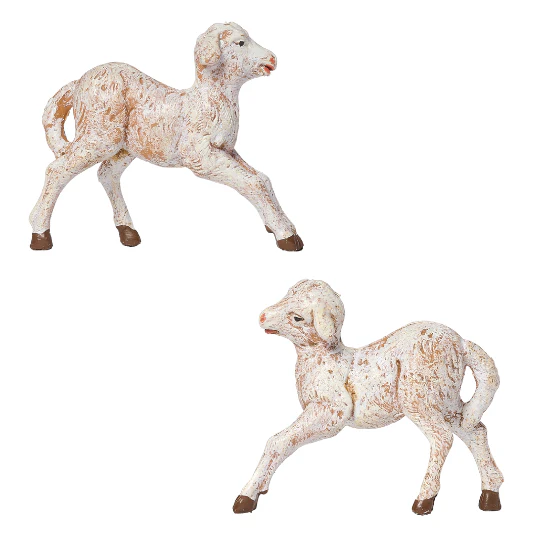 Fontanini White Sheep Family - 5" Scale - Image 4