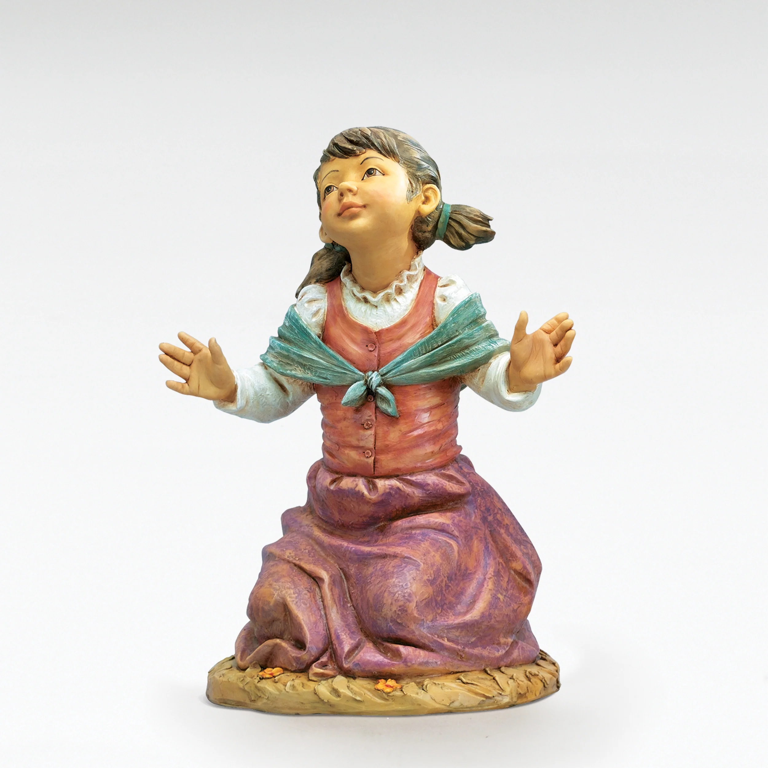 Fontanini Beth the Kneeling Girl Statue - 50" Scale