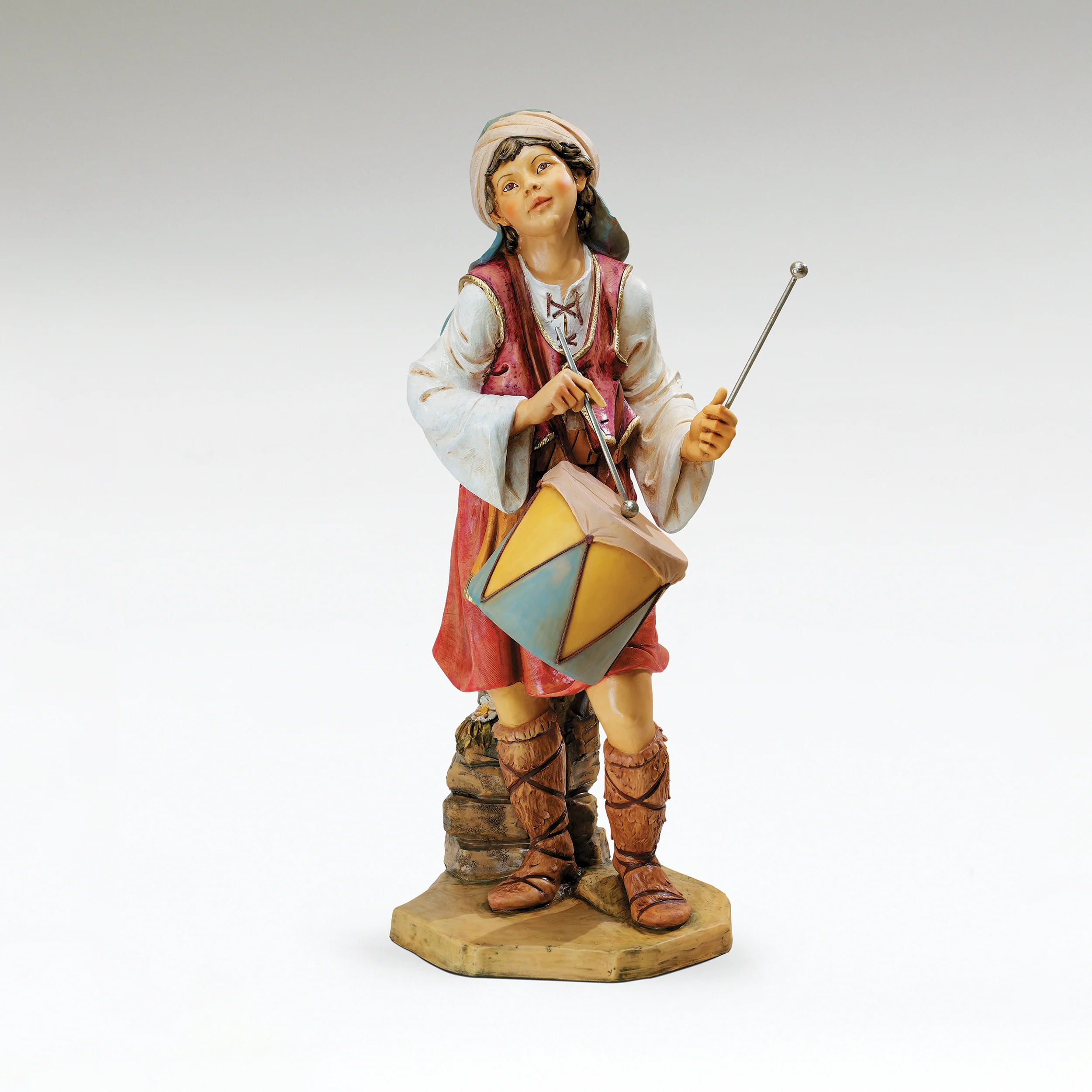 Fontanini Jareth the Drummer Boy Statue - 50" Scale
