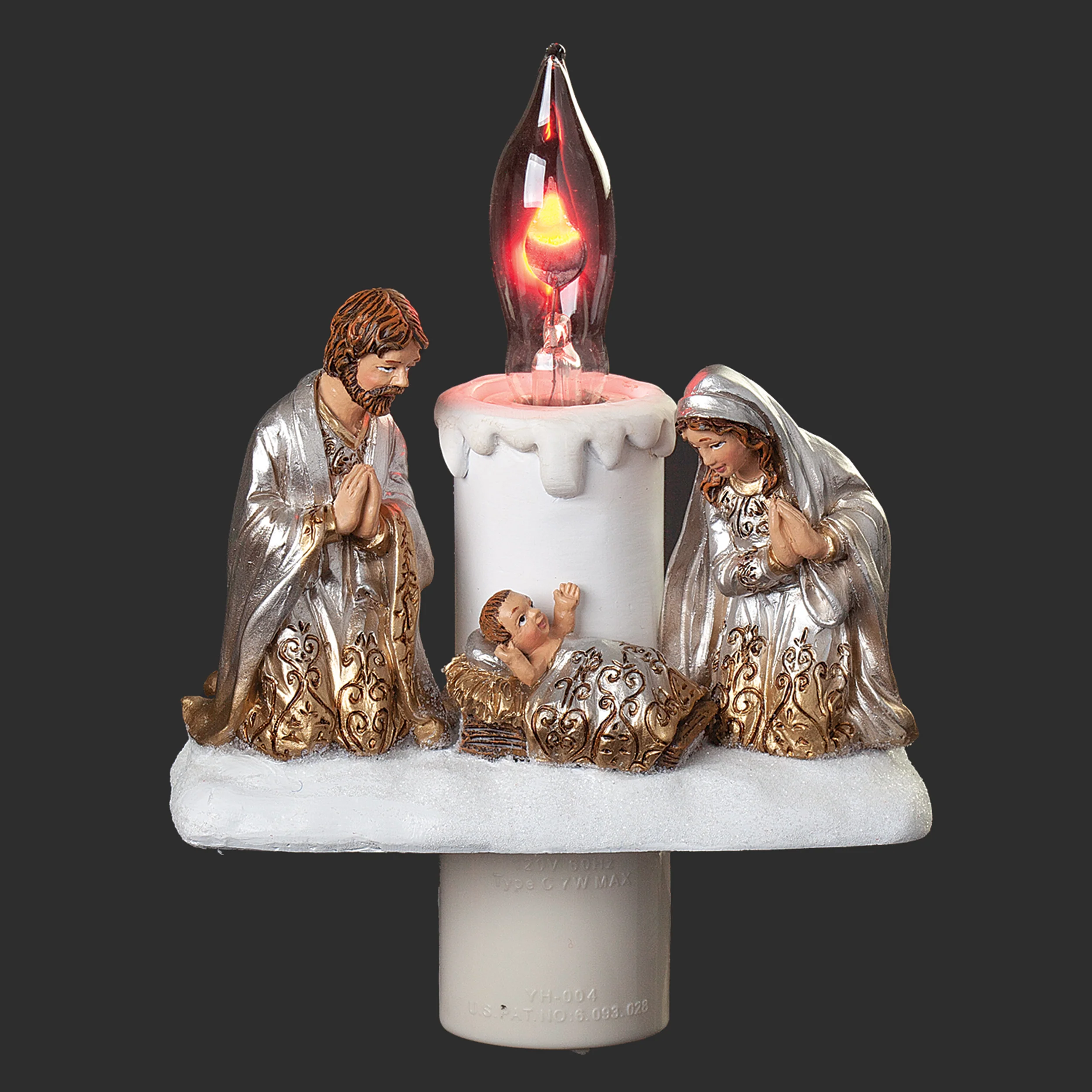 Roman Lights Flickering Flame Holy Family Night-Light