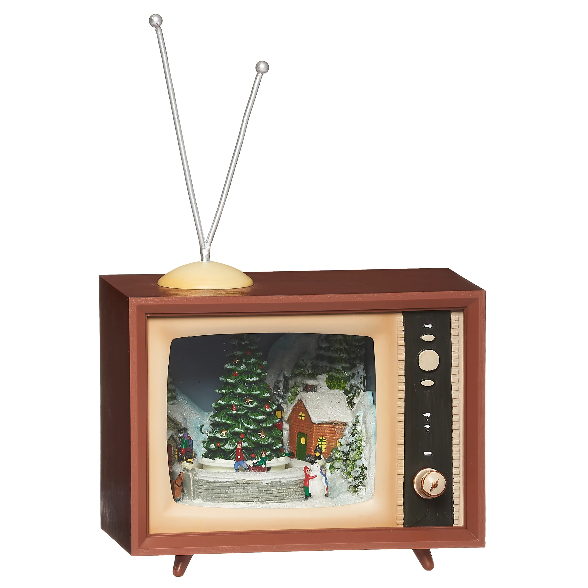 Amusements Lighted Musical Retro TV with Rotating Sleds - Image 3