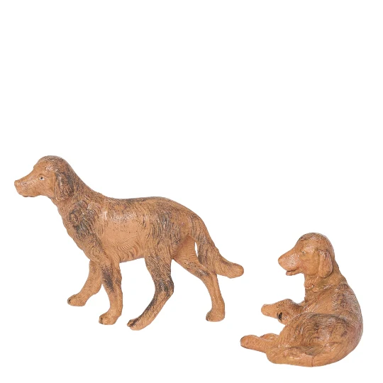 Fontanini Pair of Dogs - 5" Scale - Image 4