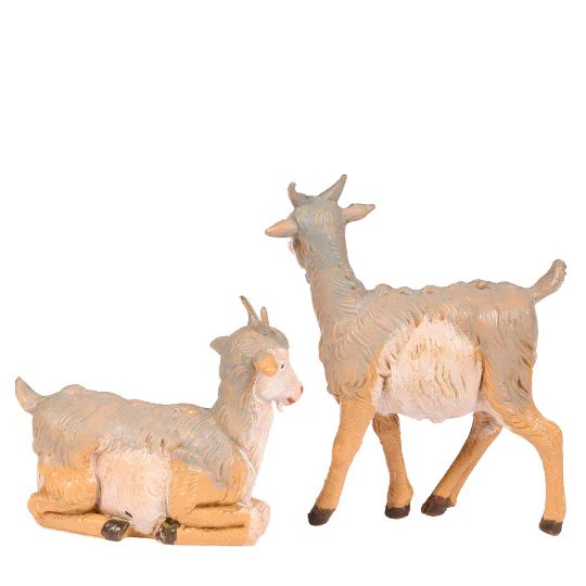 Fontanini Gray Goats Set - 5" Scale - Image 4