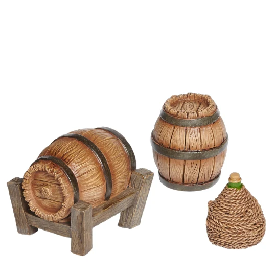 Fontanini Barrel and Carboy 3 PC Set - 5" Scale - Image 2