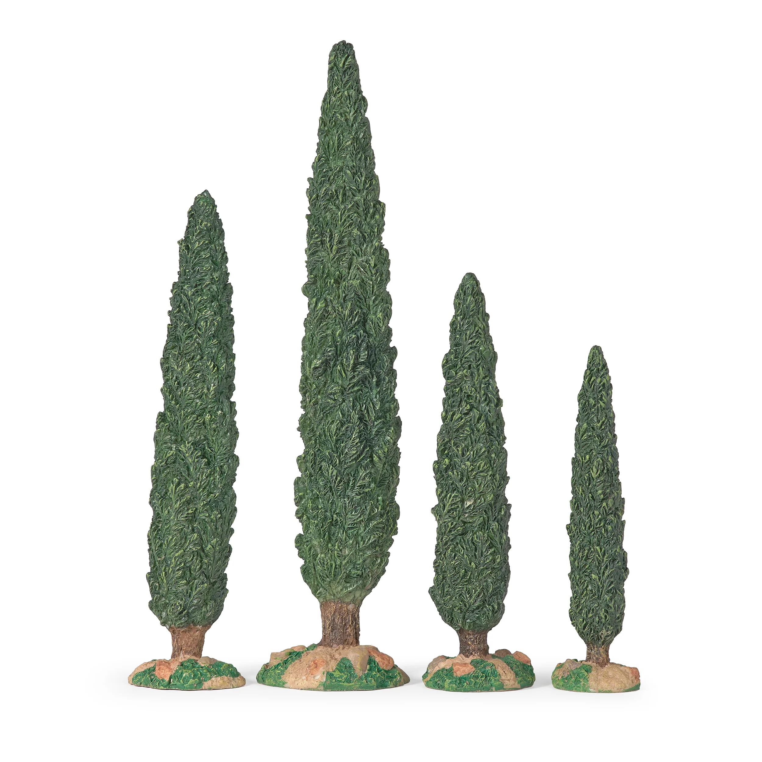 Fontanini Cypress Trees Set - 5" Scale - Image 2