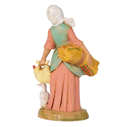Fontanini Hannah the Farmer - 5" Scale - Image 3