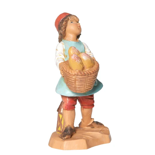 Fontanini Isaak the Baker Child - 5" Scale - Image 4