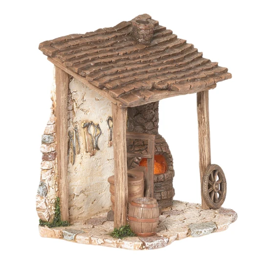 Fontanini Lighted Blacksmith Shop - 5" Scale - Image 2