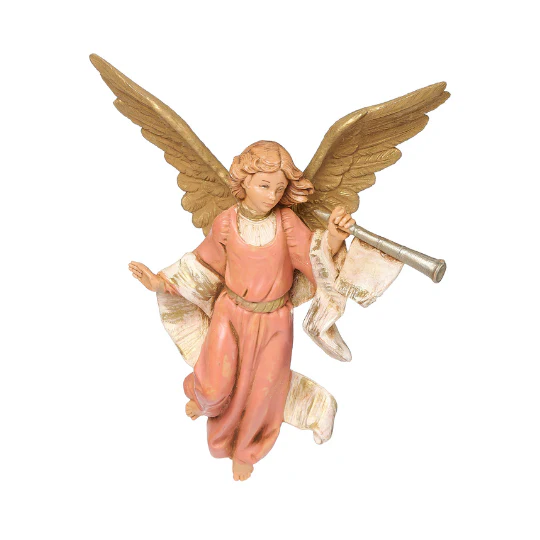 Fontanini Trumpeting Angels Set - 5" Scale - Image 2