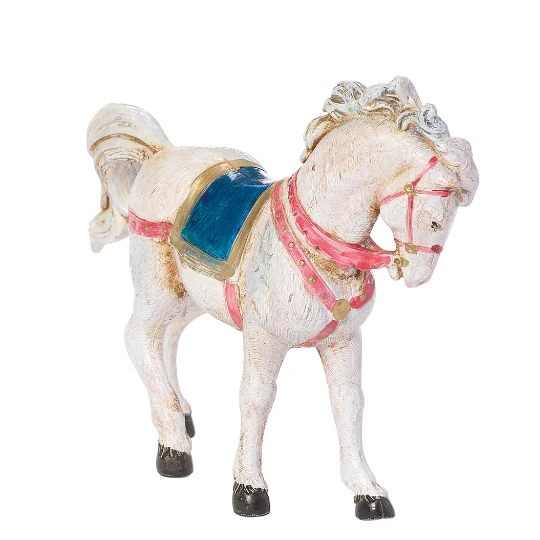 Fontanini White Horse with Blanket - 5" Scale - Image 3