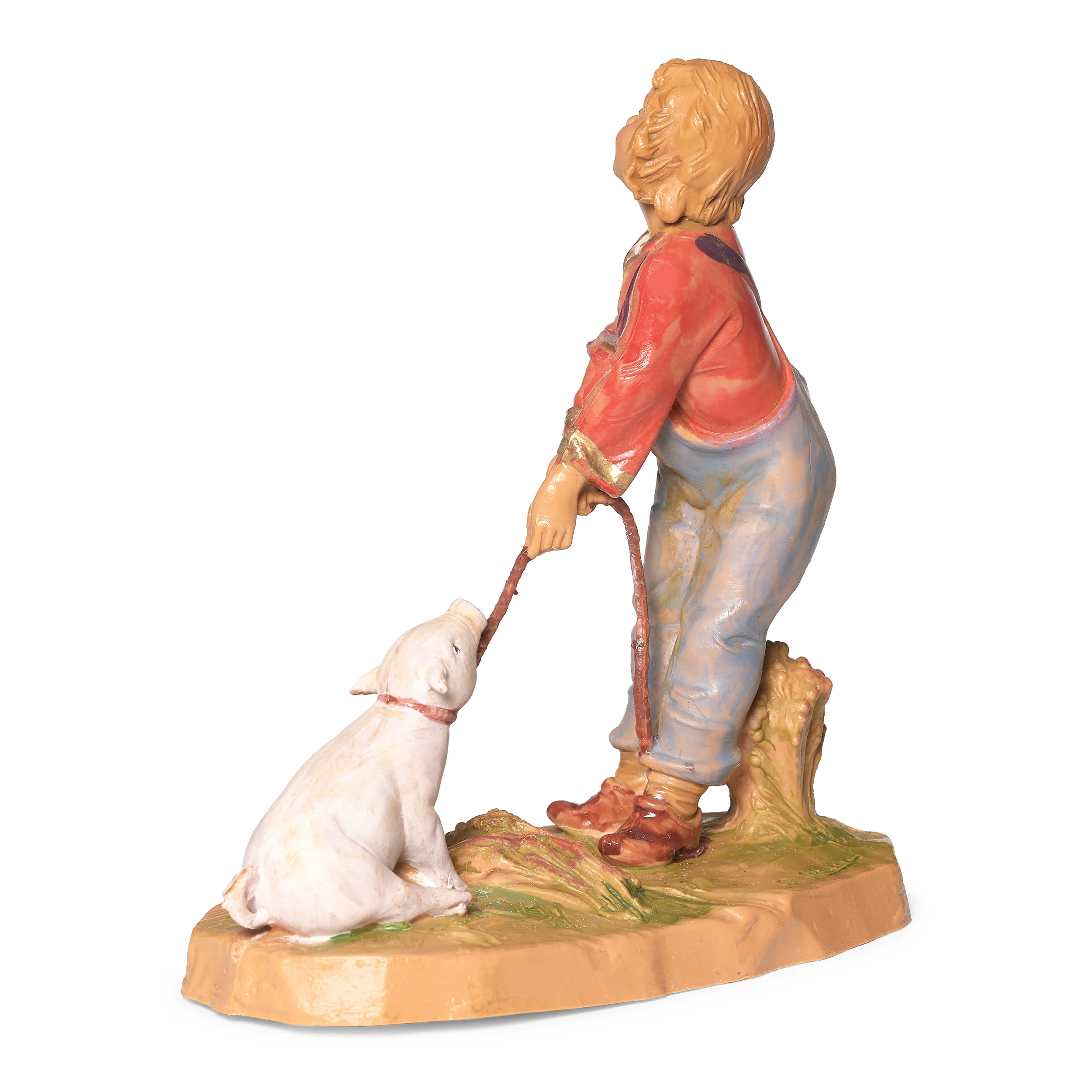 Fontanini Zeke the Boy with Pig - 5" Scale - Image 2