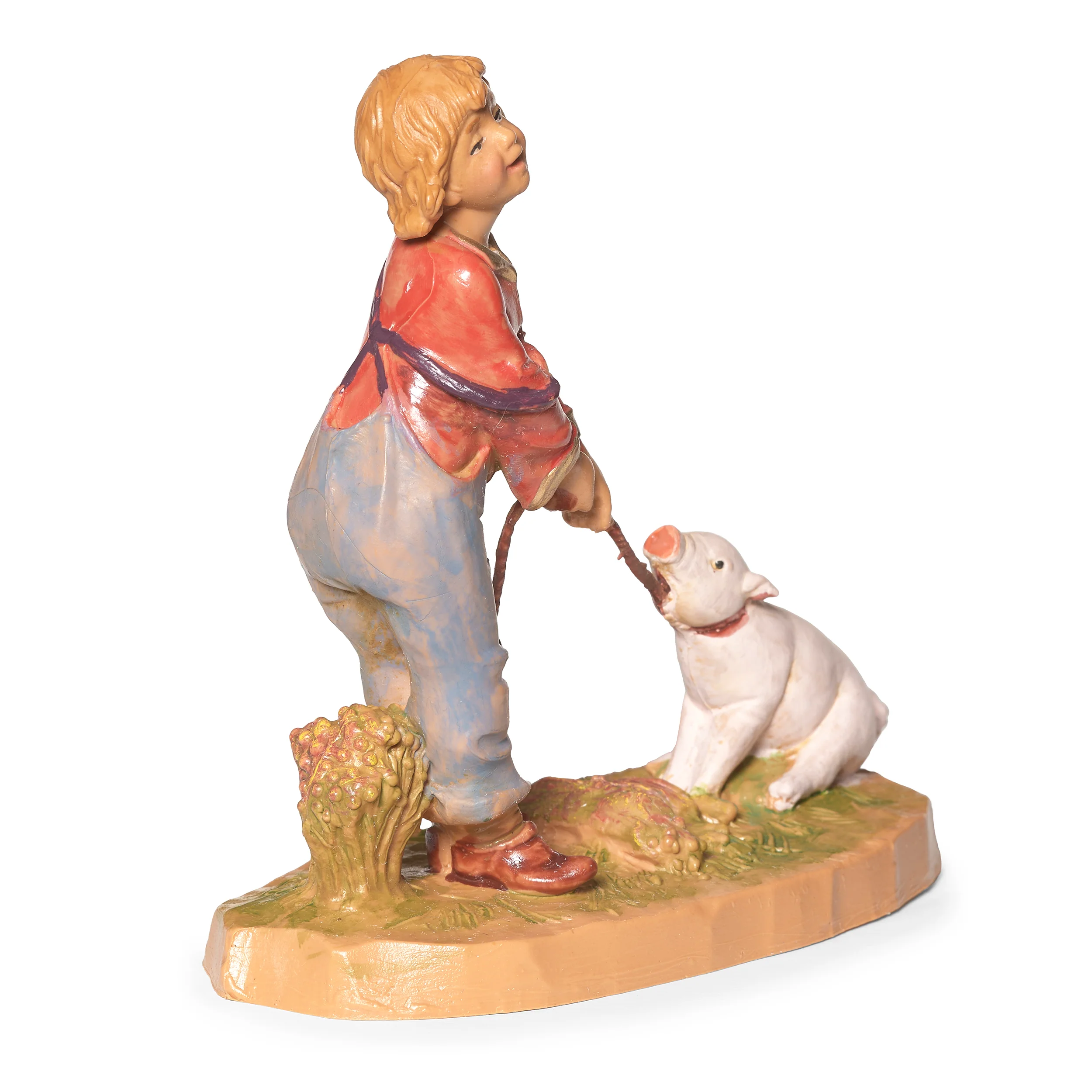 Fontanini Zeke the Boy with Pig - 5" Scale - Image 4