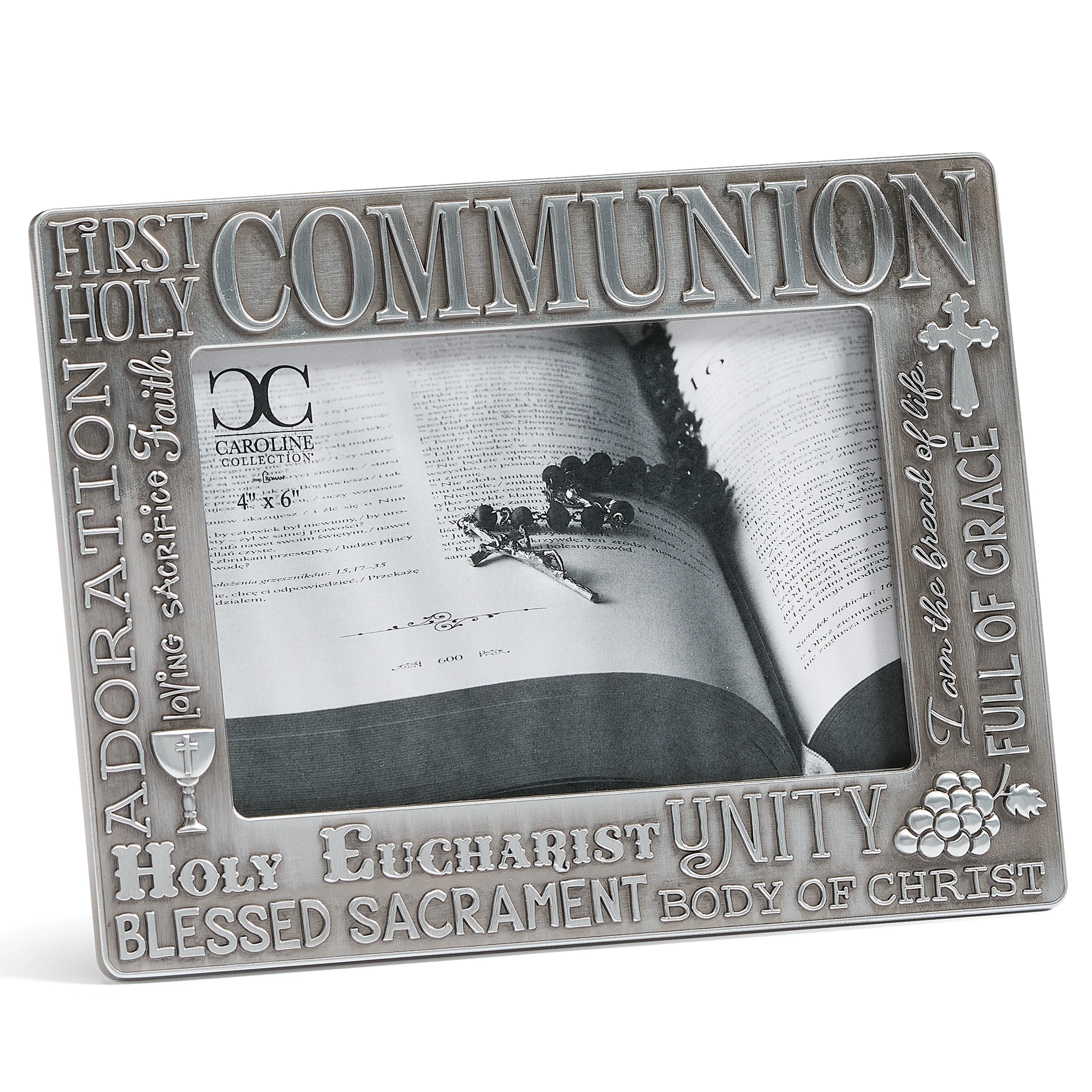 Caroline Collection First Holy Communion Word Art Frame