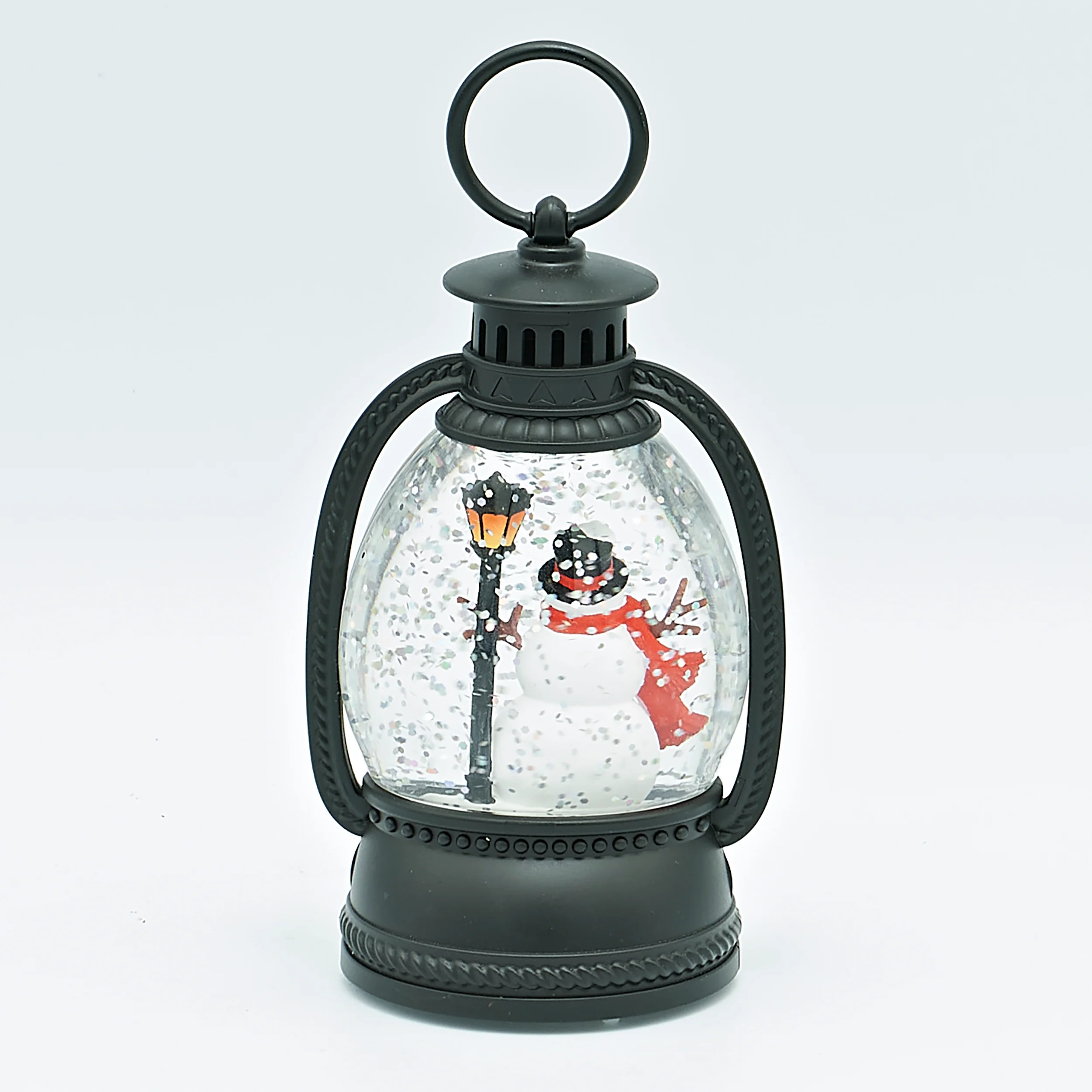 Lighted Snowman Lantern – Shimmering Merry Lites - Image 3