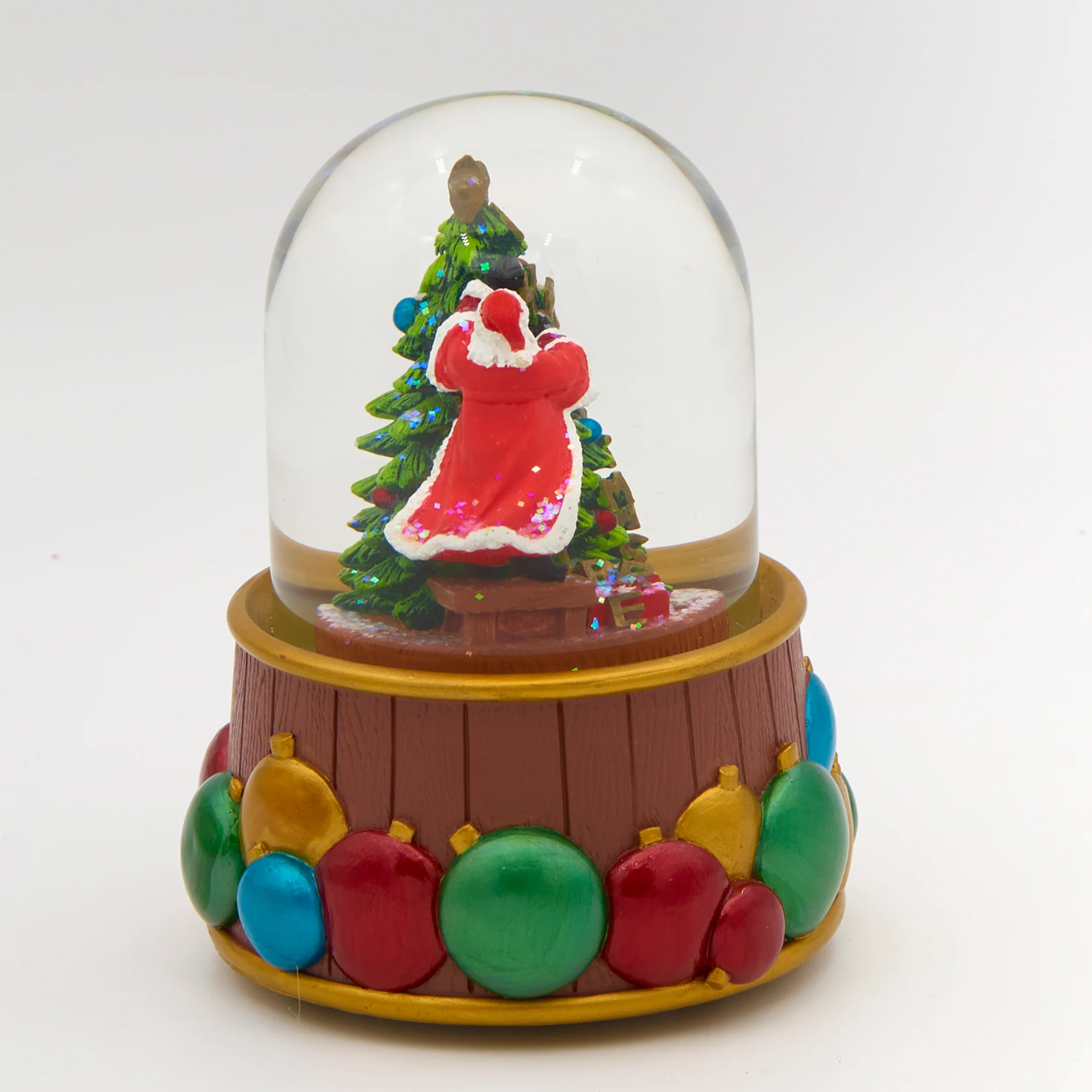 Glitterdome Musical Santa Decorating Tree – "We Wish You a Merry Christmas" Tune - Image 3
