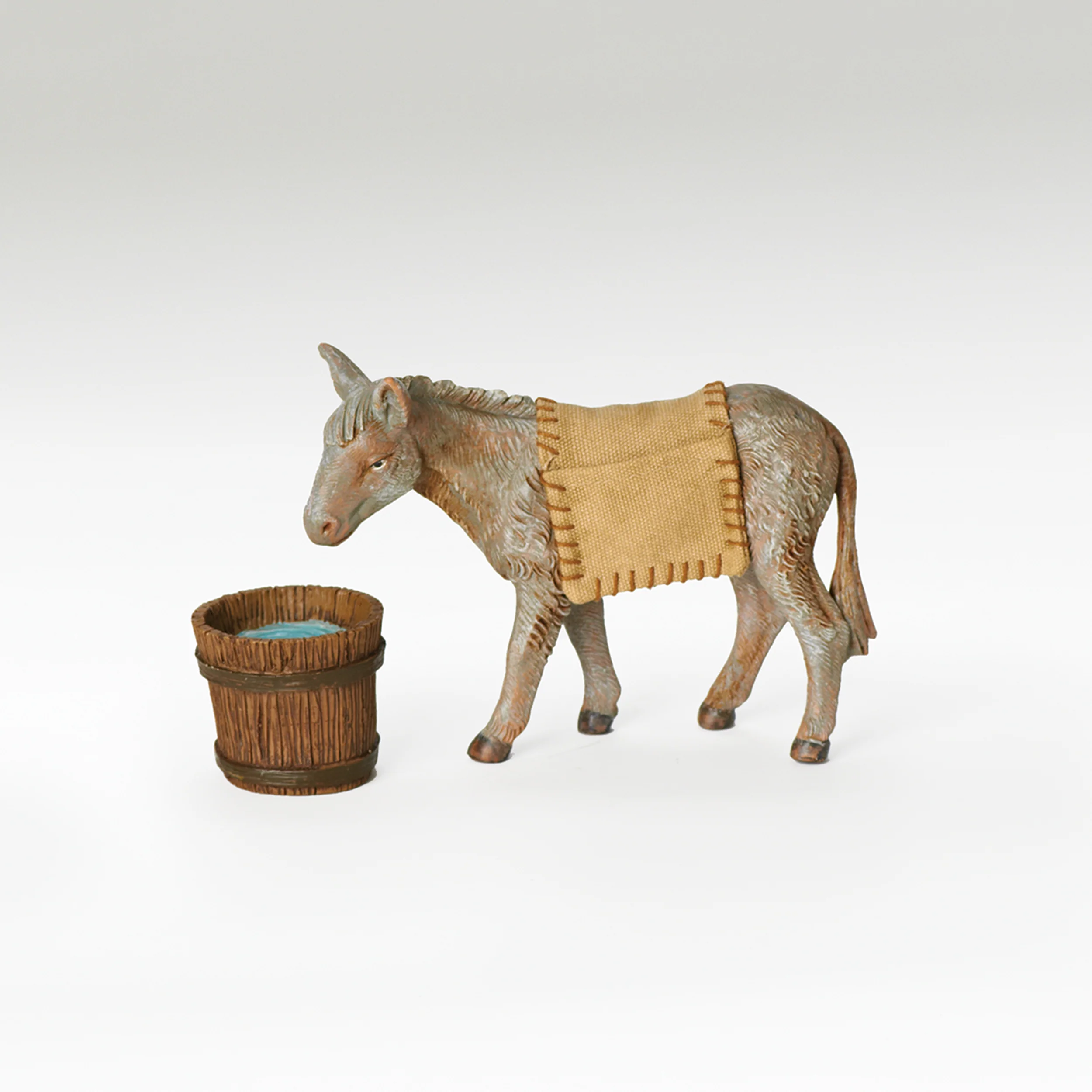 Fontanini Mary’s Donkey with Trough - 7.5" Scale