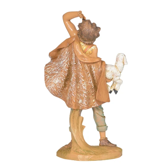 Fontanini Micah with Lamb - 7.5" Scale - Image 3