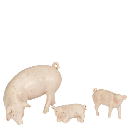 Fontanini Pig Family Set - 7.5" Scale - Image 2