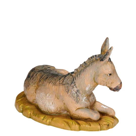 Fontanini Seated Donkey - 7.5" Scale - Image 3