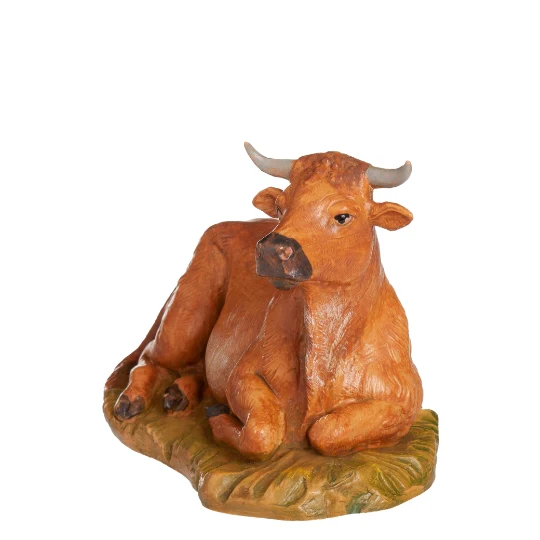 Fontanini Seated Ox - 7.5" Scale - Image 2