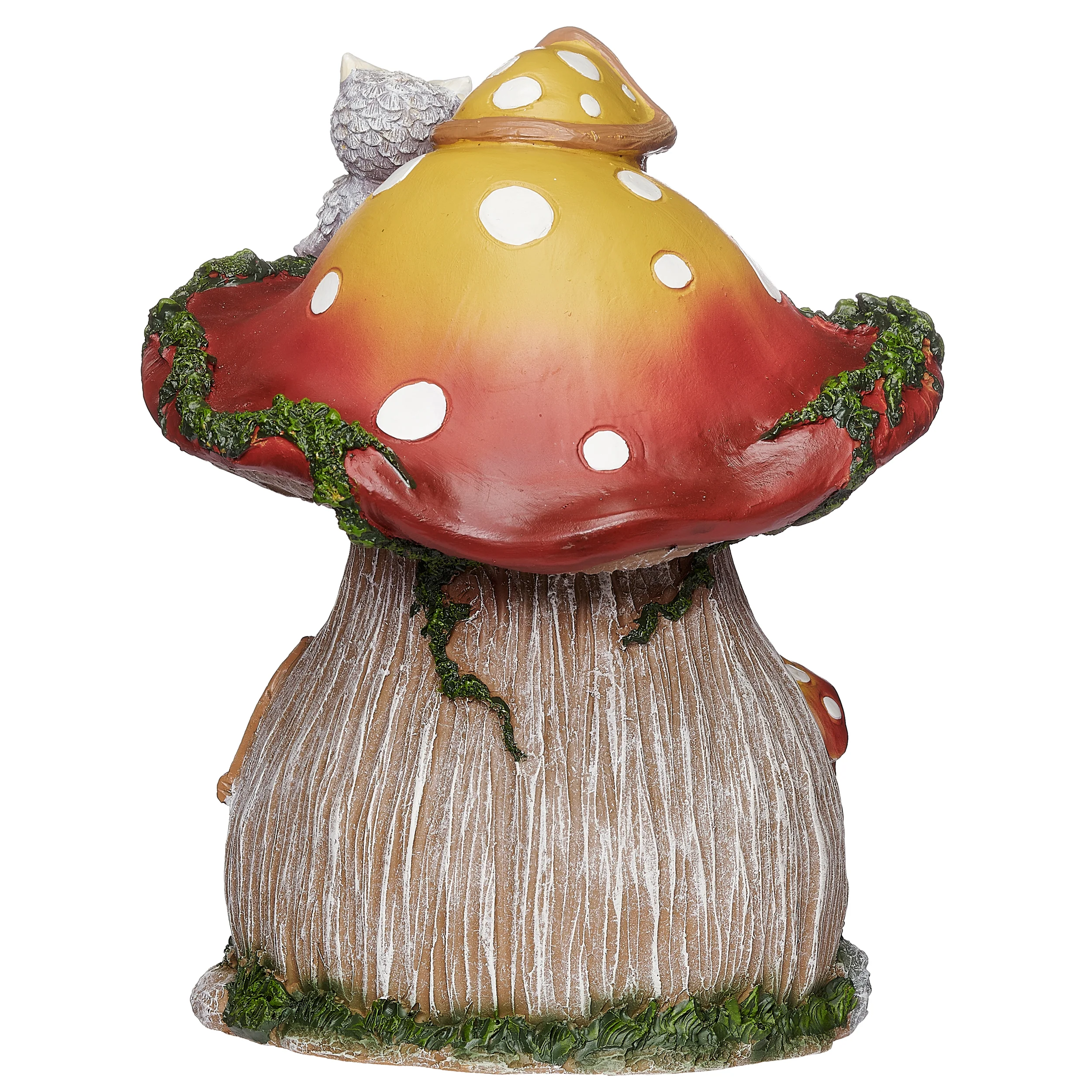 Hoot Hut Mushroom House Garden Statue - Image 3