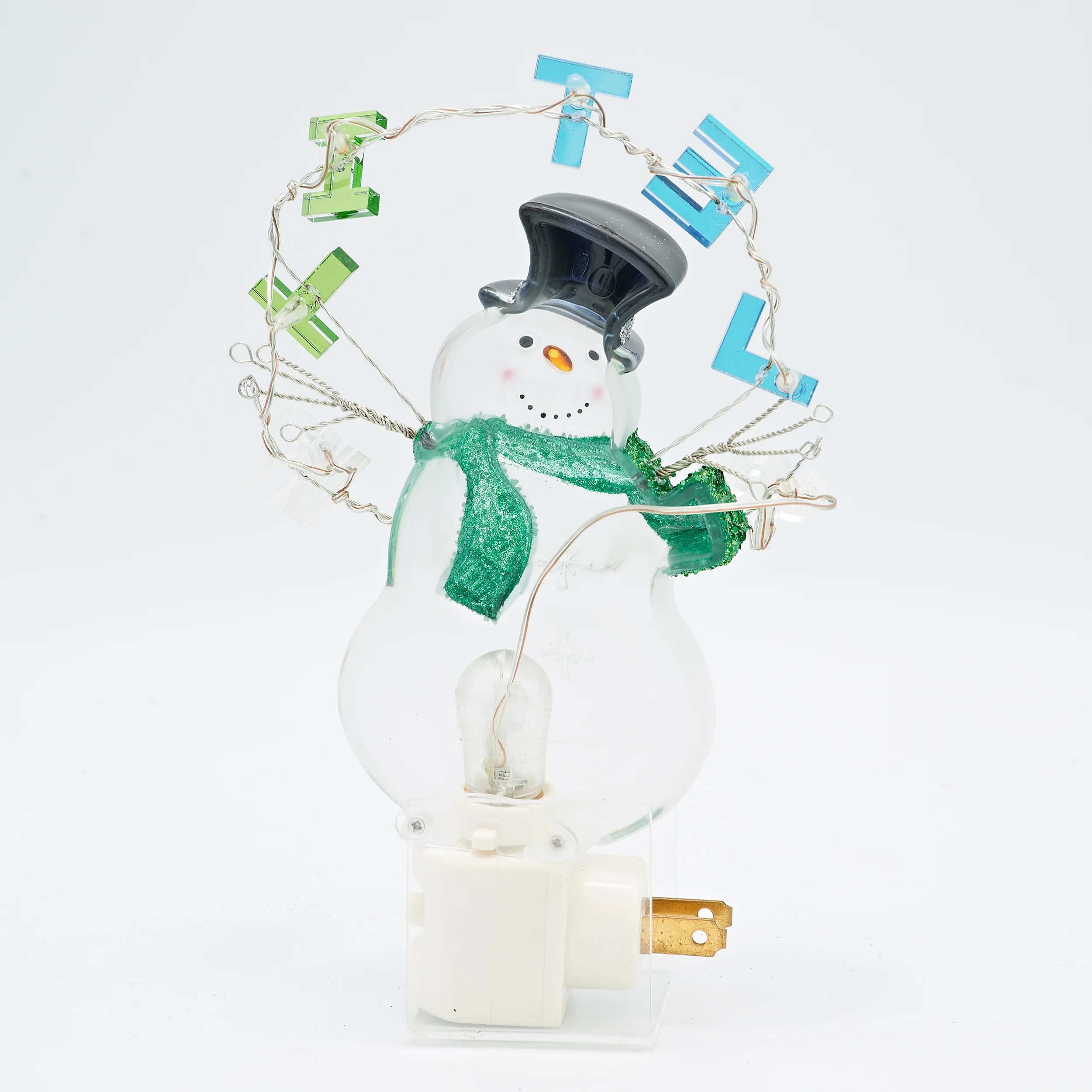 Roman Lights "Let It Snow" Snowman Night-Light - Image 3