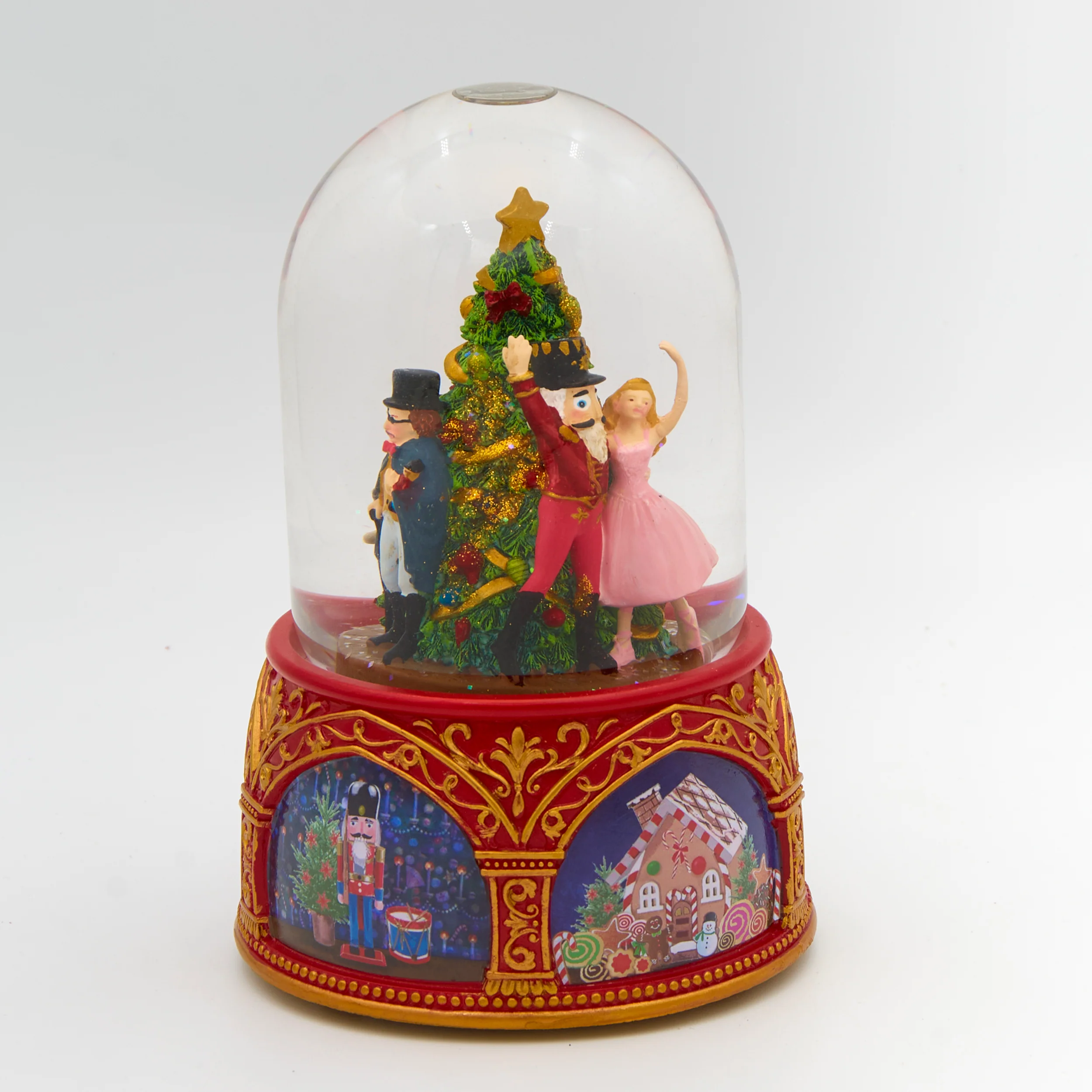 Glitterdome Musical Nutcracker with Multi-Scene Display - "Nutcracker Suite" Tune - Image 2