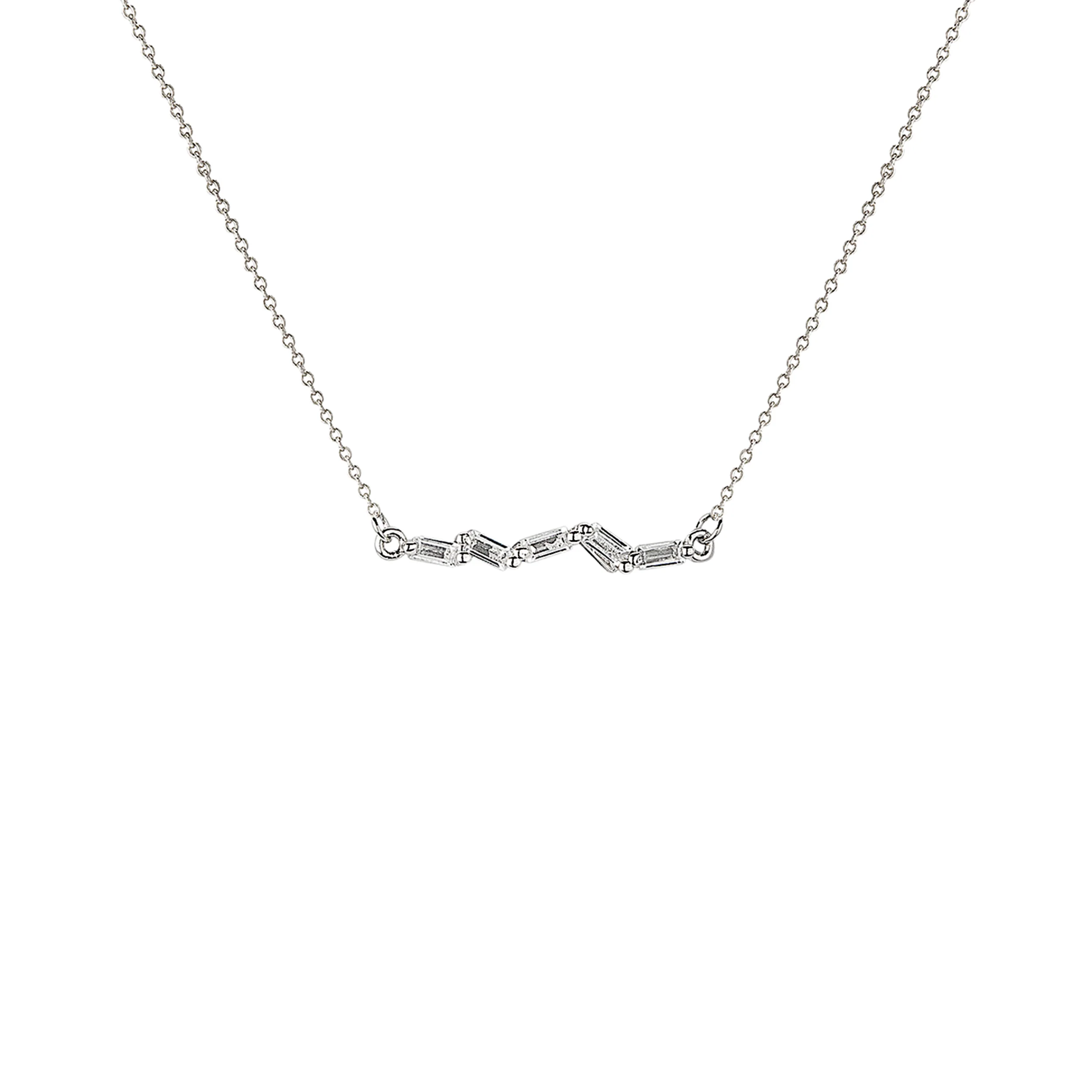Alexa's Angels Beautifully Broken Necklace - Horizontal Baguette Cut - Image 2