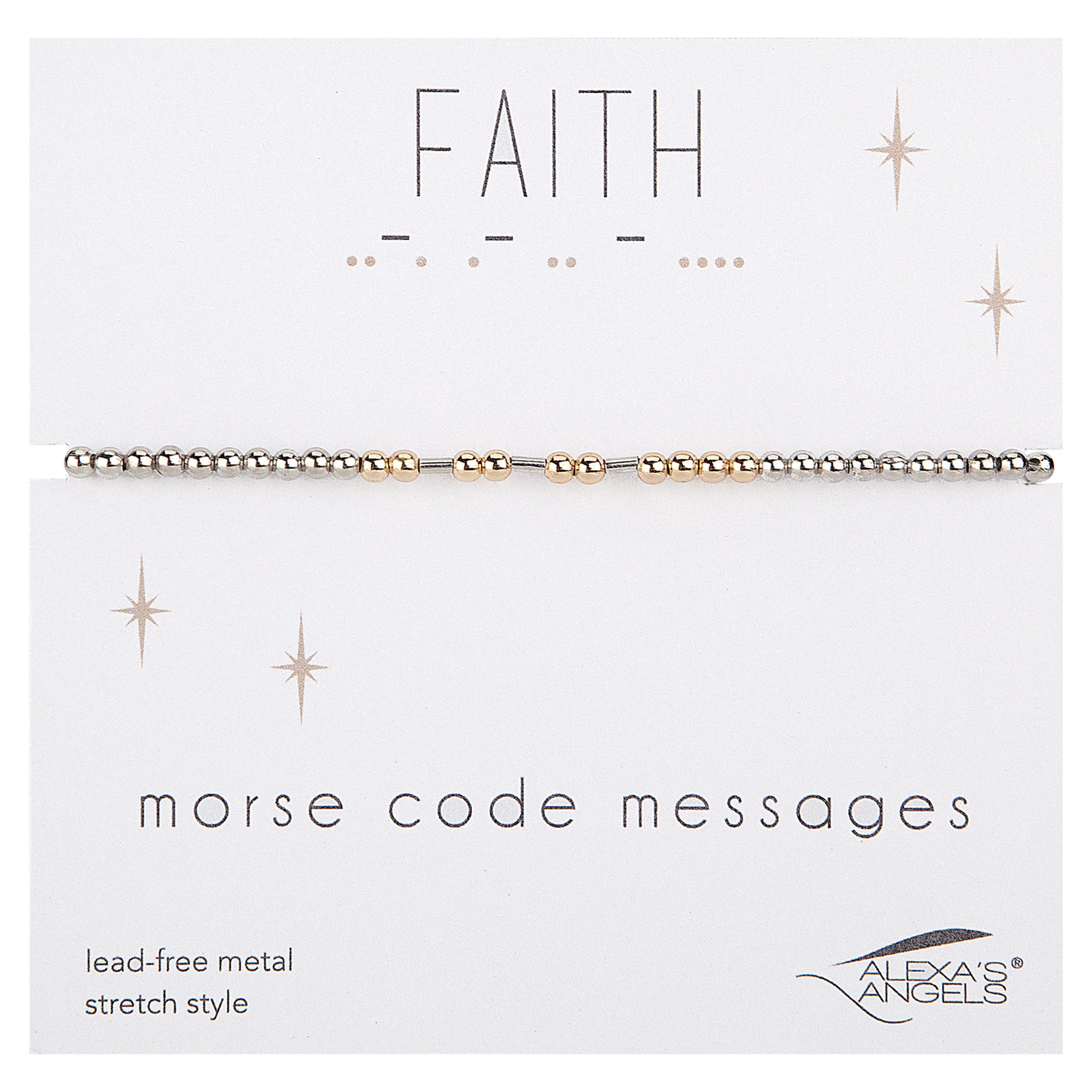 Alexa's Angels Morse Code Bracelet