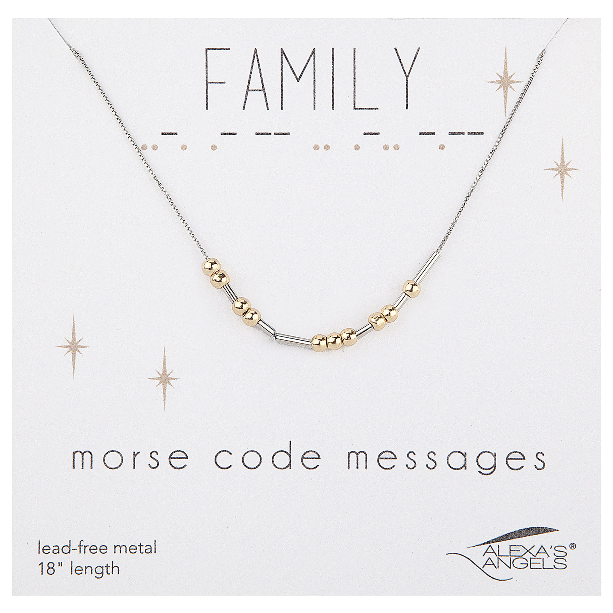 Alexa's Angels Morse Code Necklace - Image 7