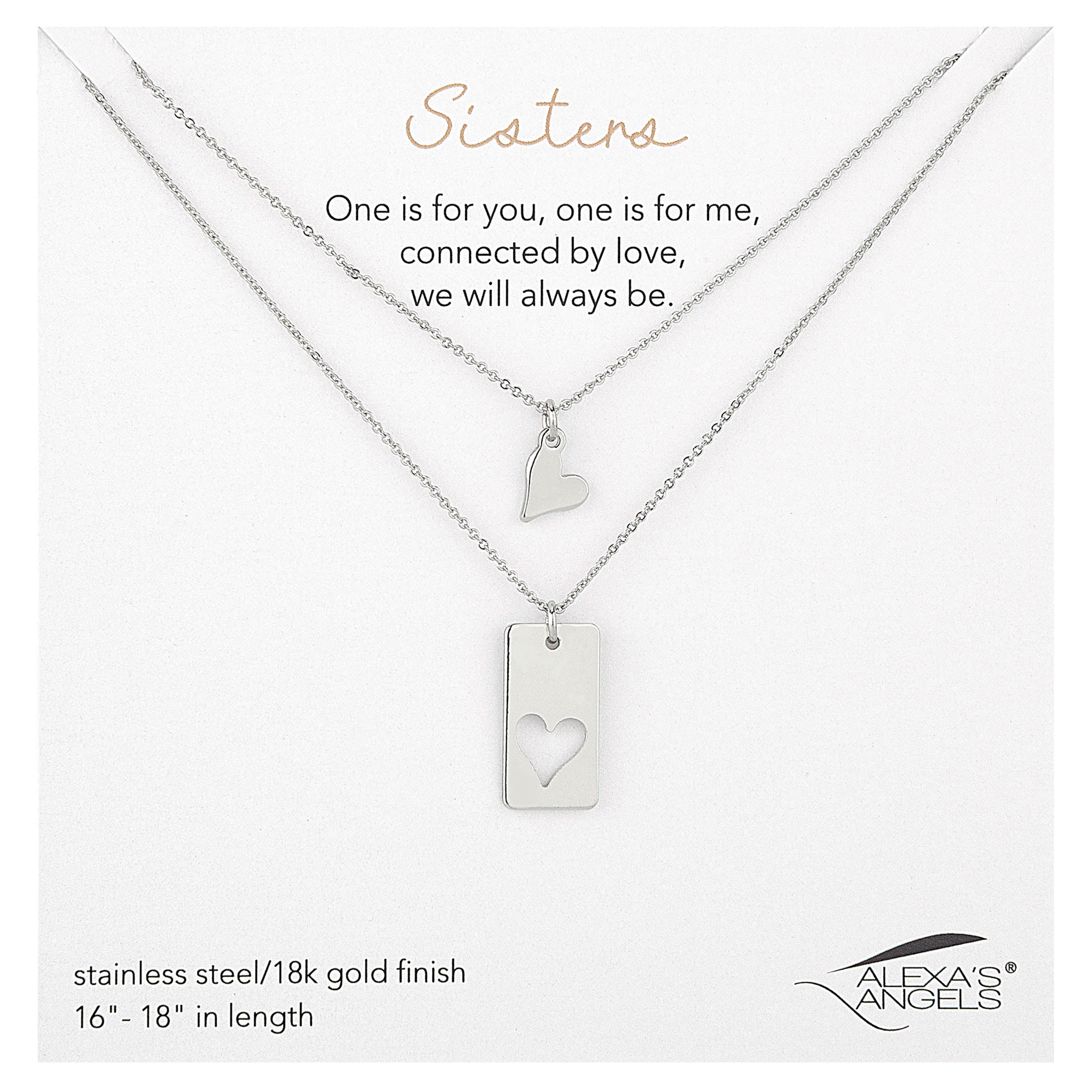 Alexa's Angels Sister "One for You, One for Me" Necklace Set - Image 3