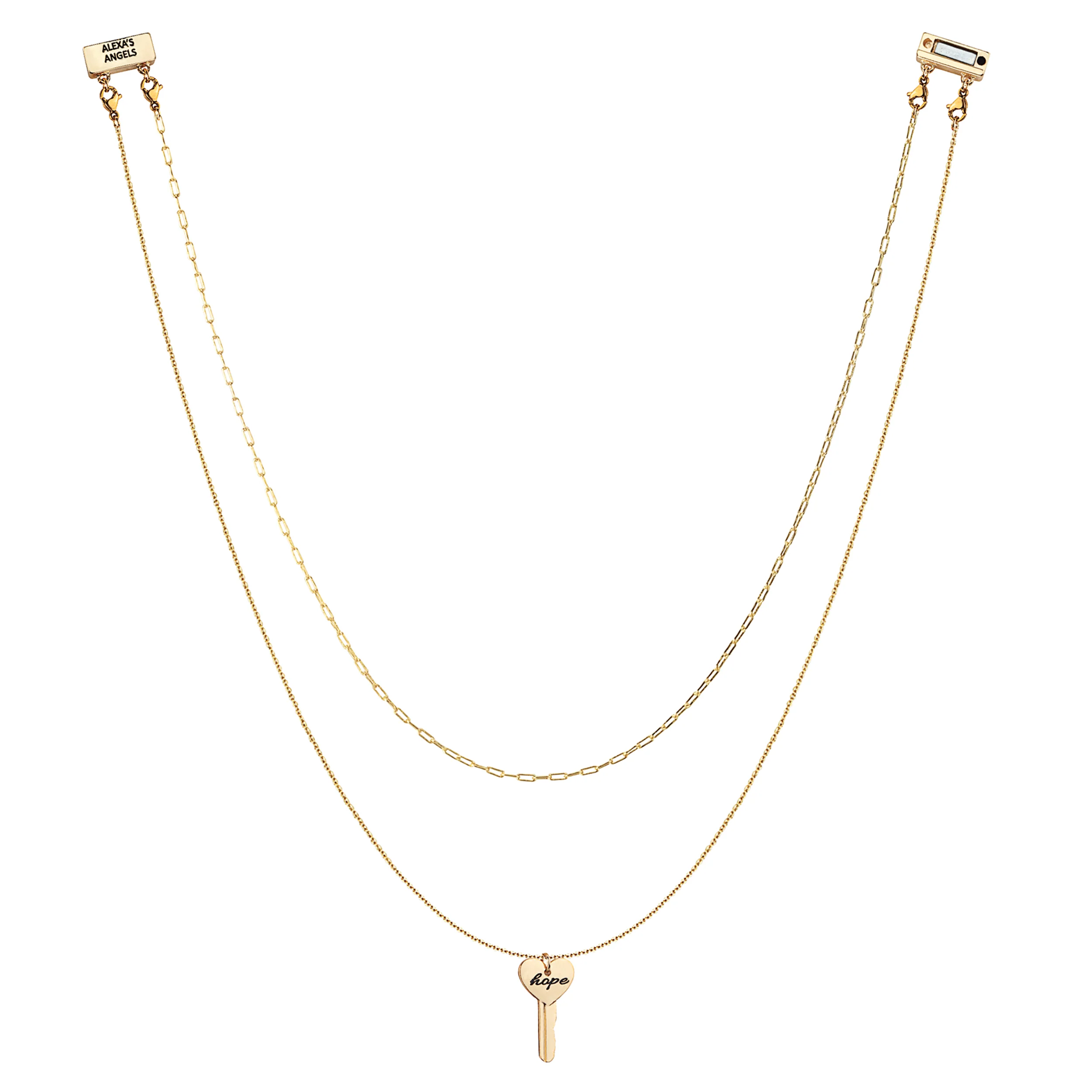 Alexa's Angels Two-in-One Hope Key Necklace - Image 4
