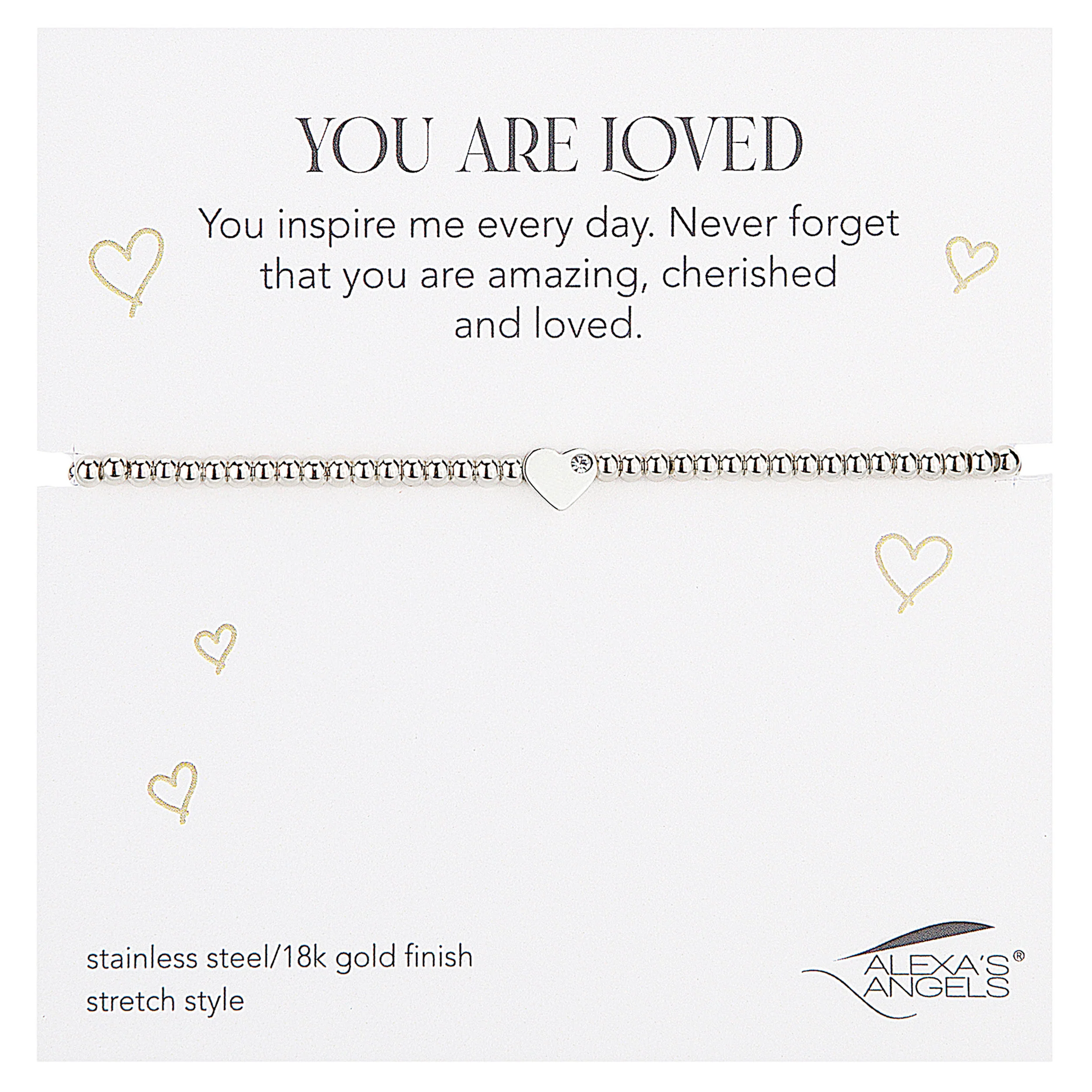 Alexa's Angels You Are An Angel Heart Bracelet - Image 3