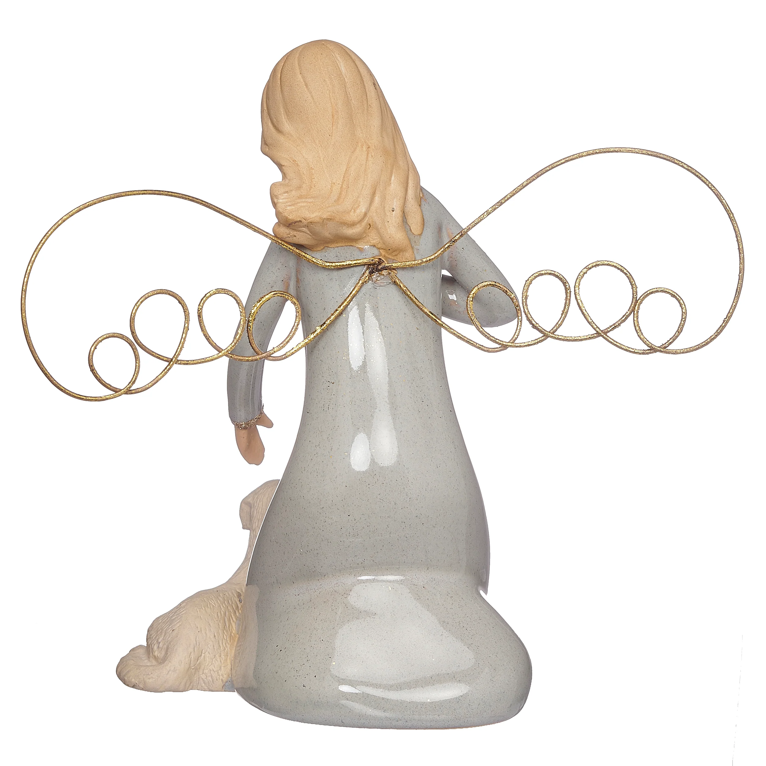 Angel with Dog Figure - Image 3