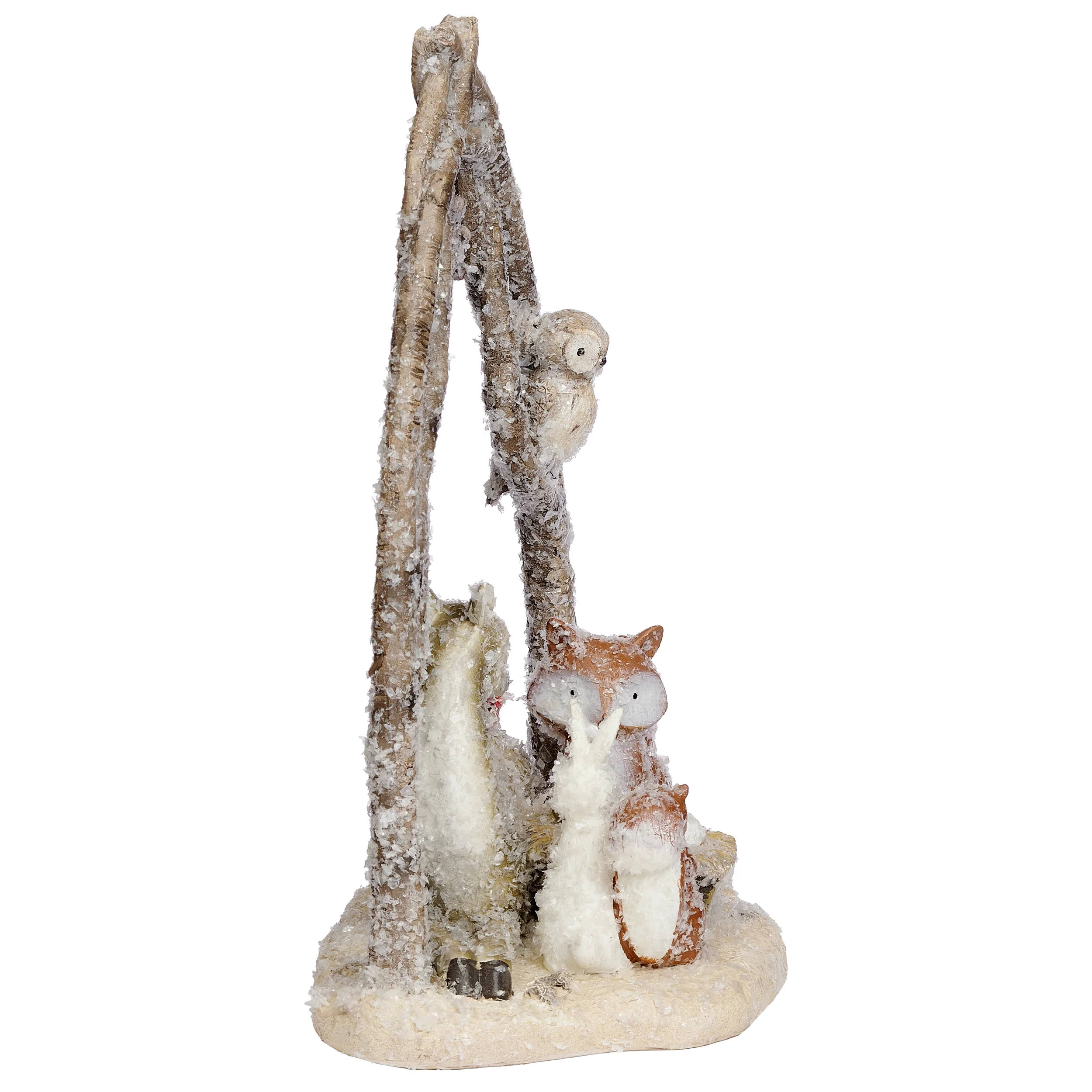 Animal Nativity with Arch & Star Birch Branch Figure - Image 3