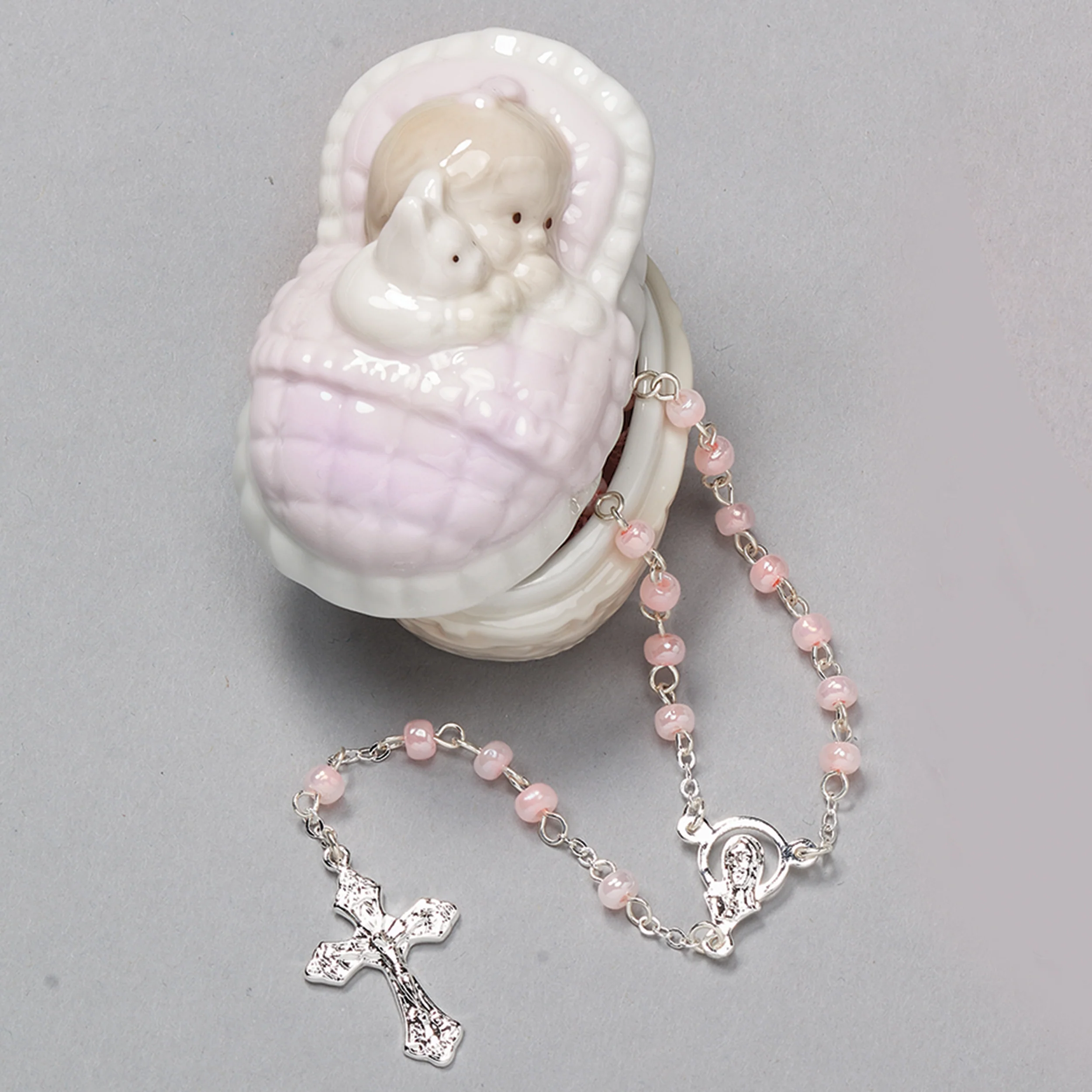 Baby Keepsake Box with Rosary - Image 2
