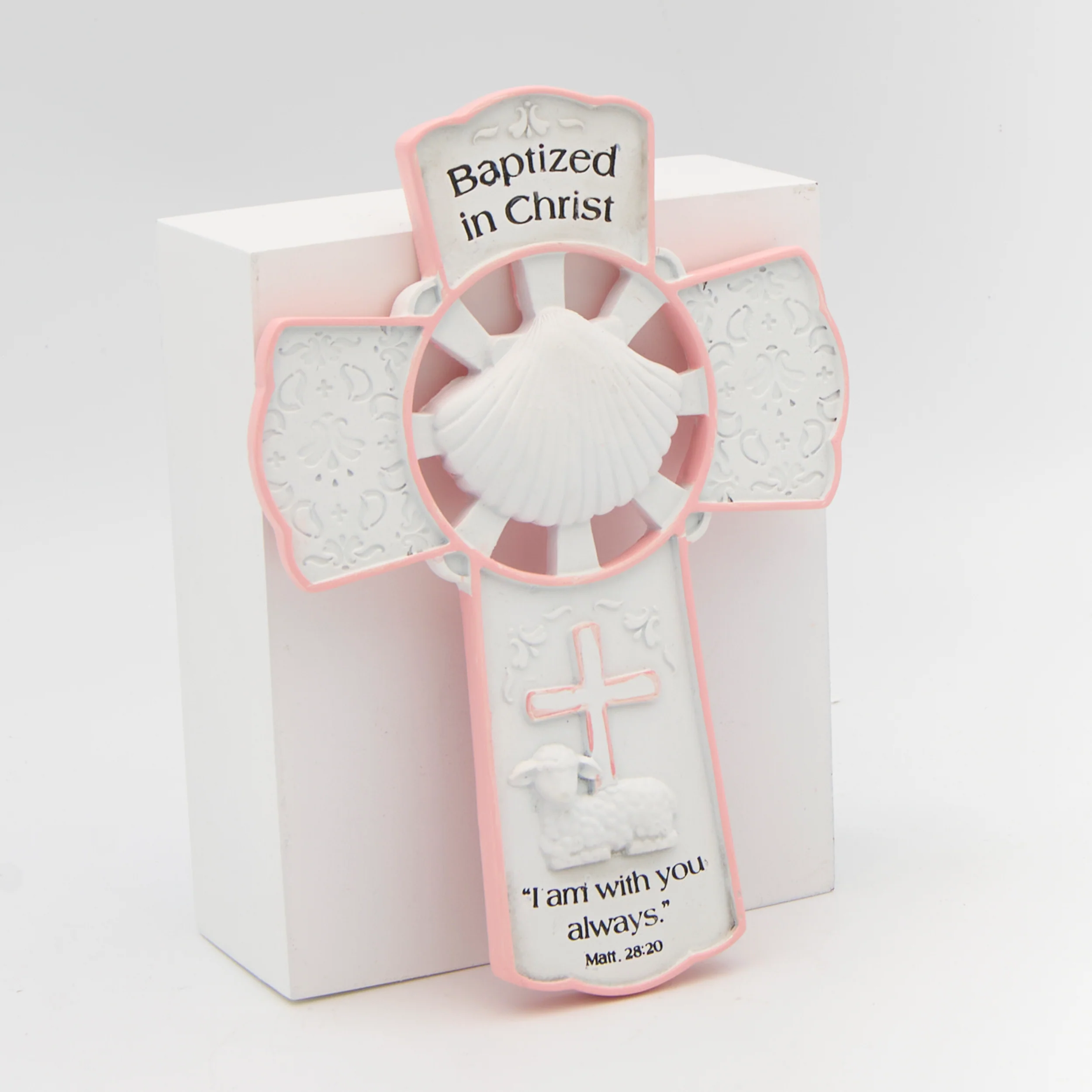 Baptized in Christ Wall Cross - Image 2