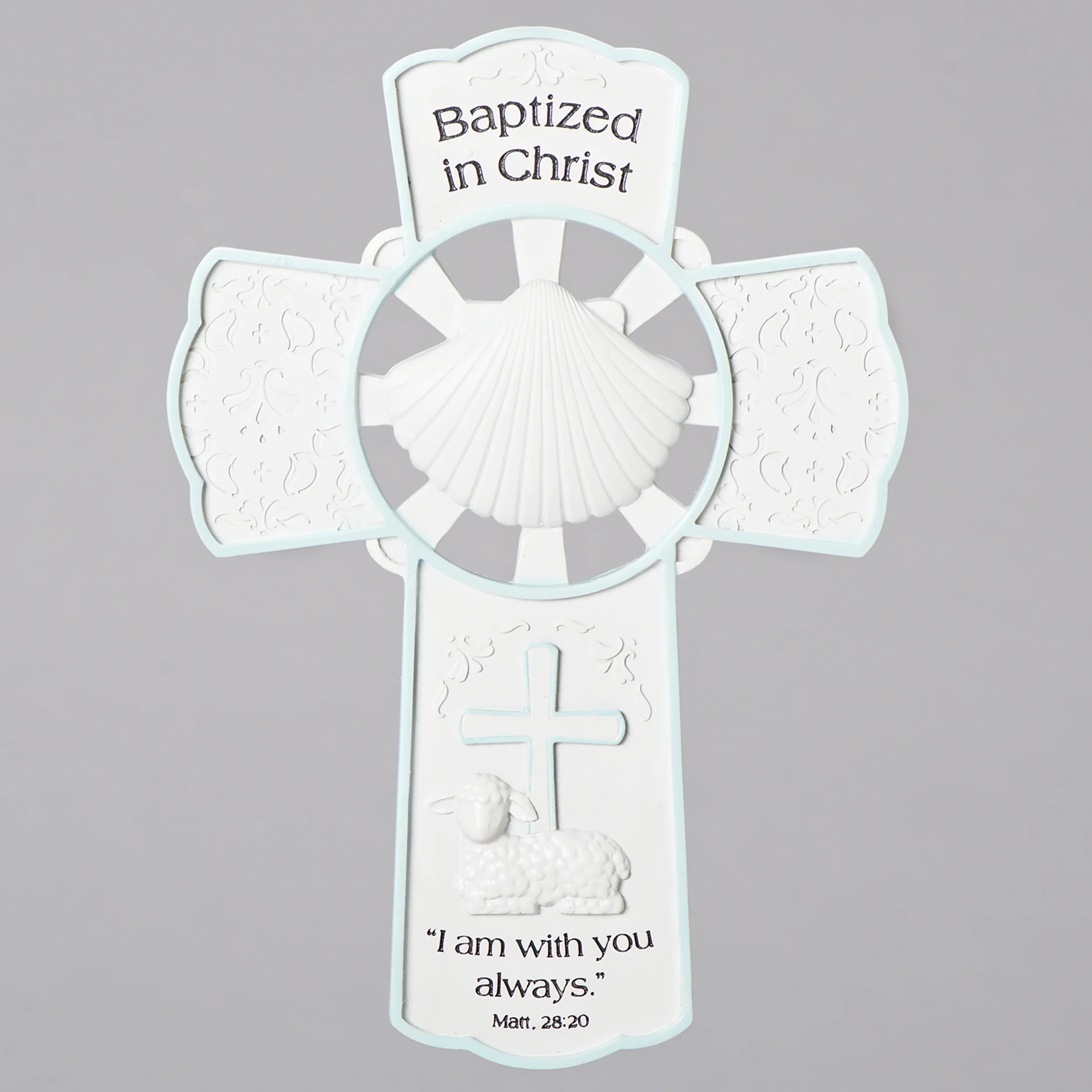 Baptized in Christ Wall Cross - Image 4