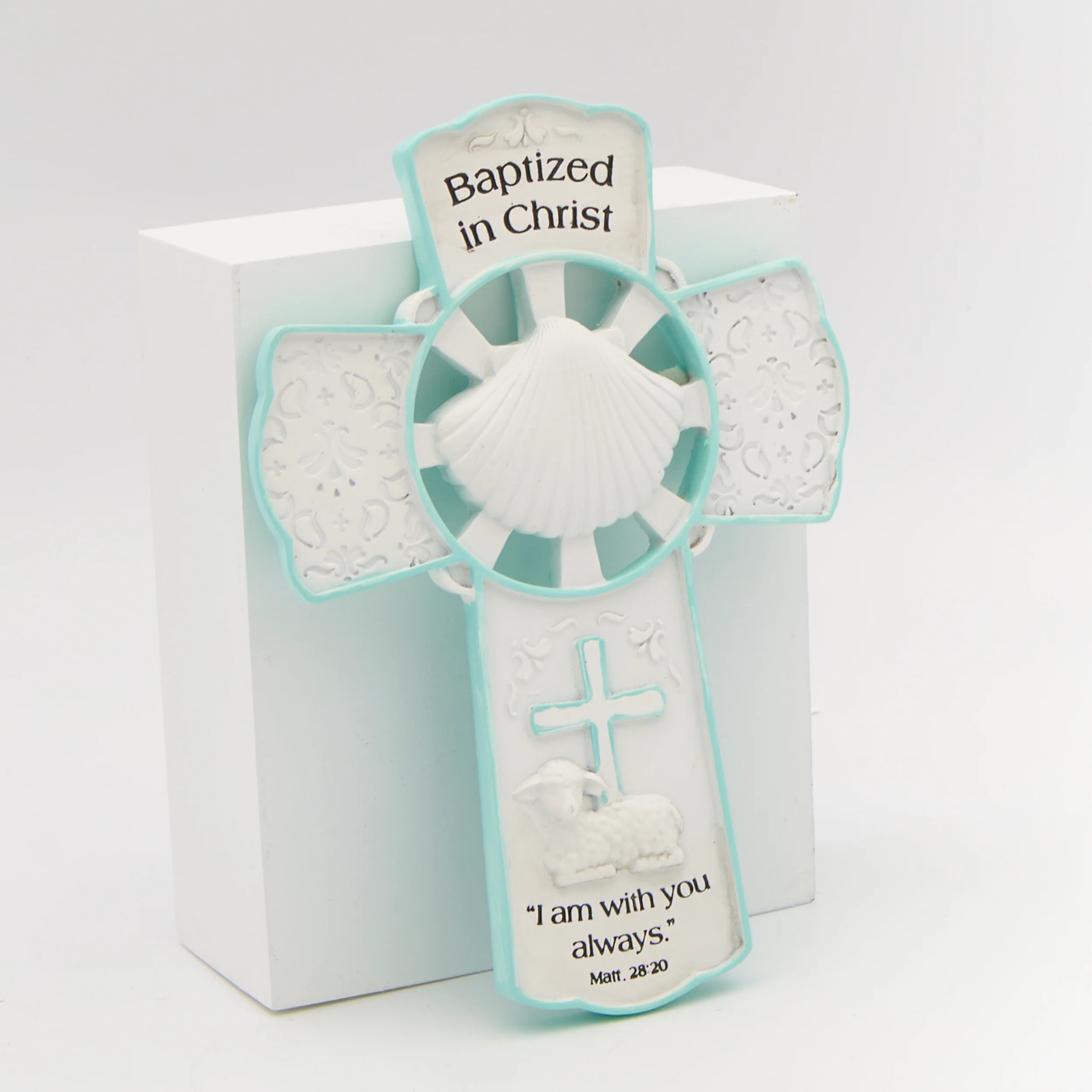 Baptized in Christ Wall Cross - Image 5