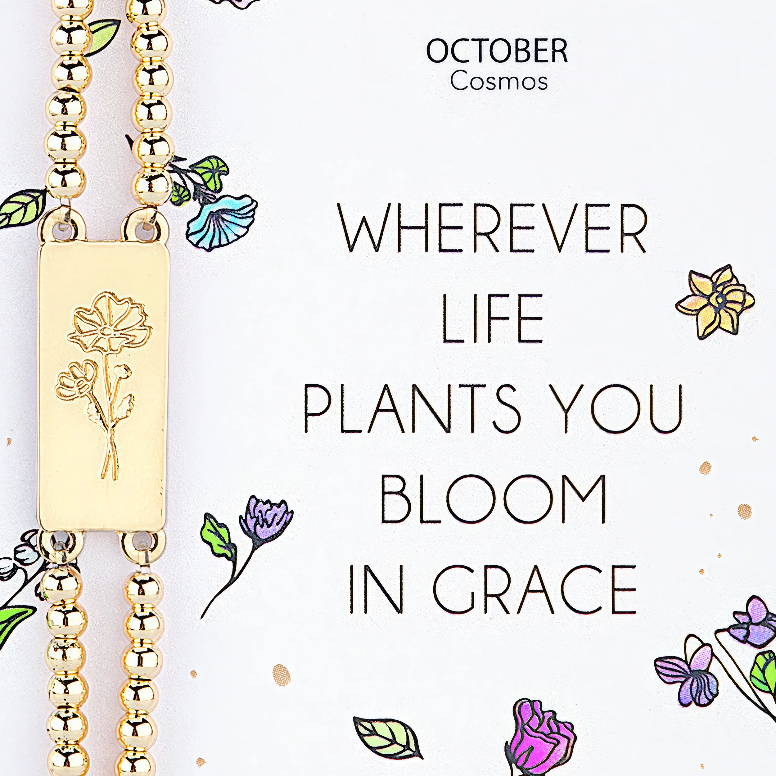 Alexa's Angels Birth Flower Bracelet - Image 10